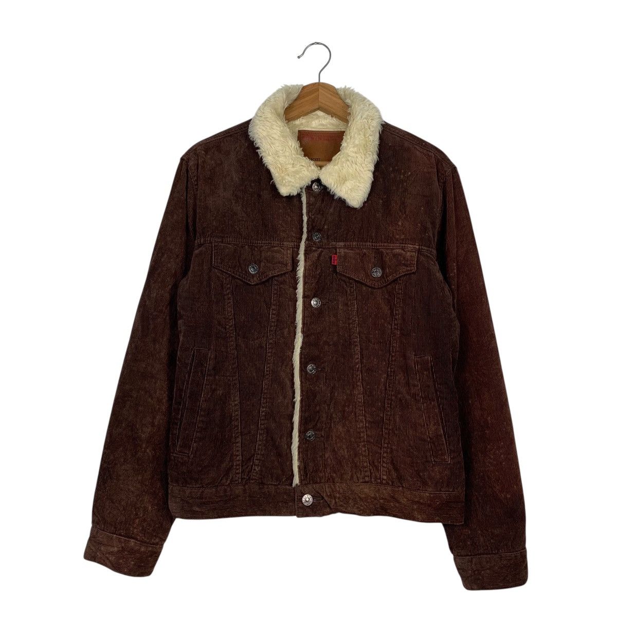 Edwin Edwin 503 Corduroy Sherpa Trucker Jacket Size US S / EU 44-46 / 1 - 1 Thumbnail