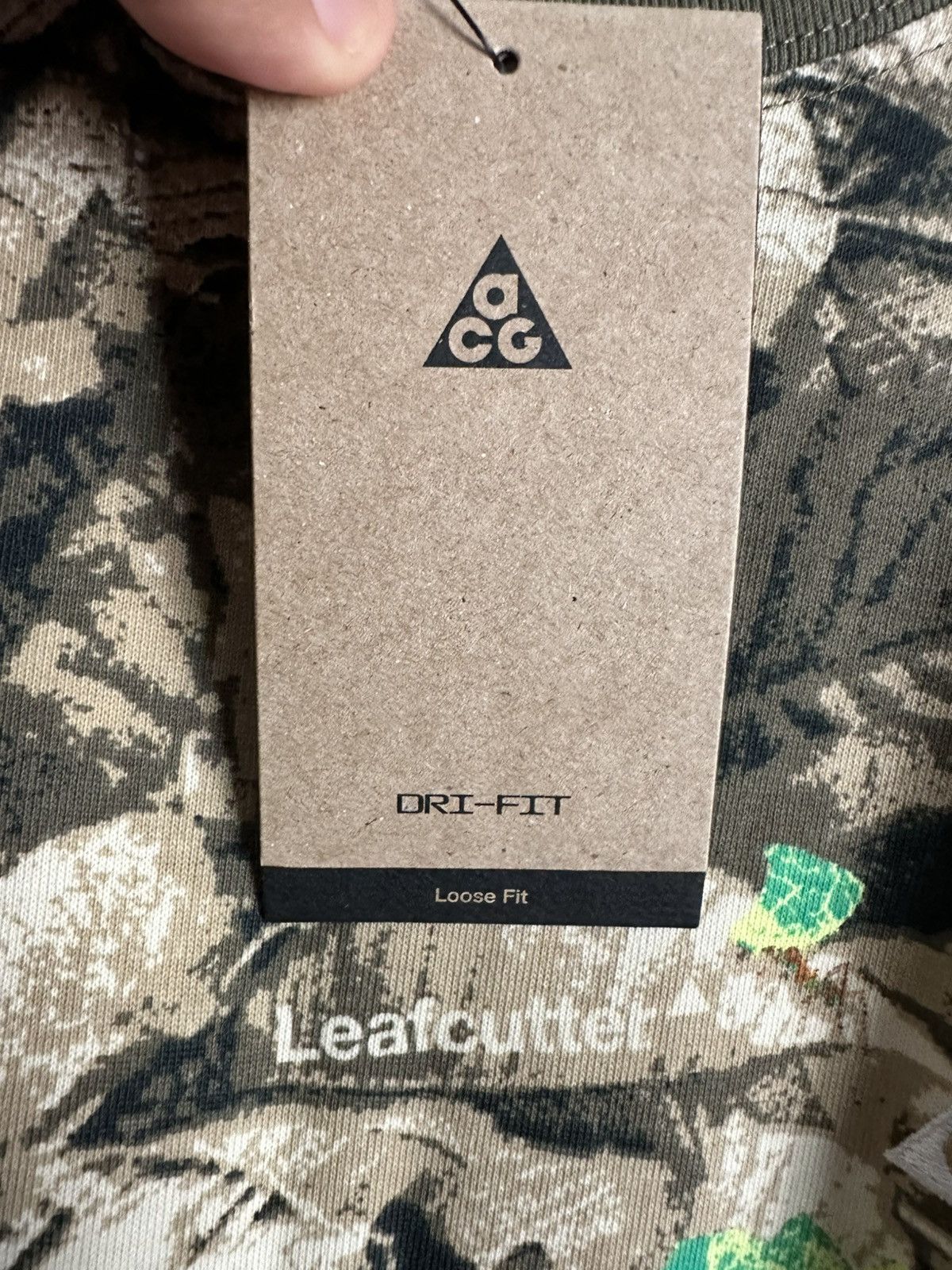 Nike ACG Nike ACG Camo Dri-Fit Leafcutter Athletic Shirt Sportswear Size US L / EU 52-54 / 3 - 6 Thumbnail