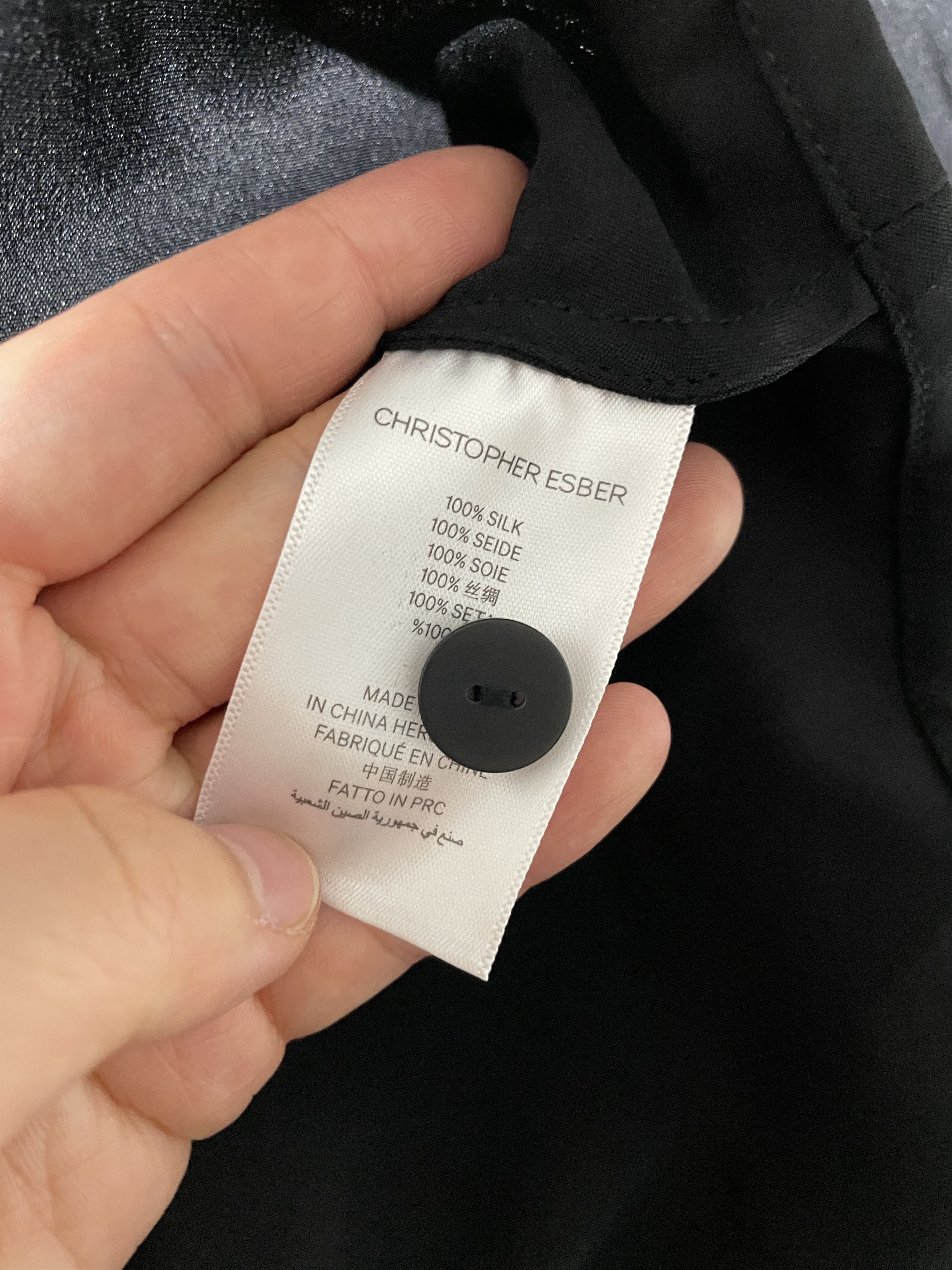 Christopher Esber Crop Tie Shirt Size XS / US 0-2 / IT 36-38 - 6 Thumbnail