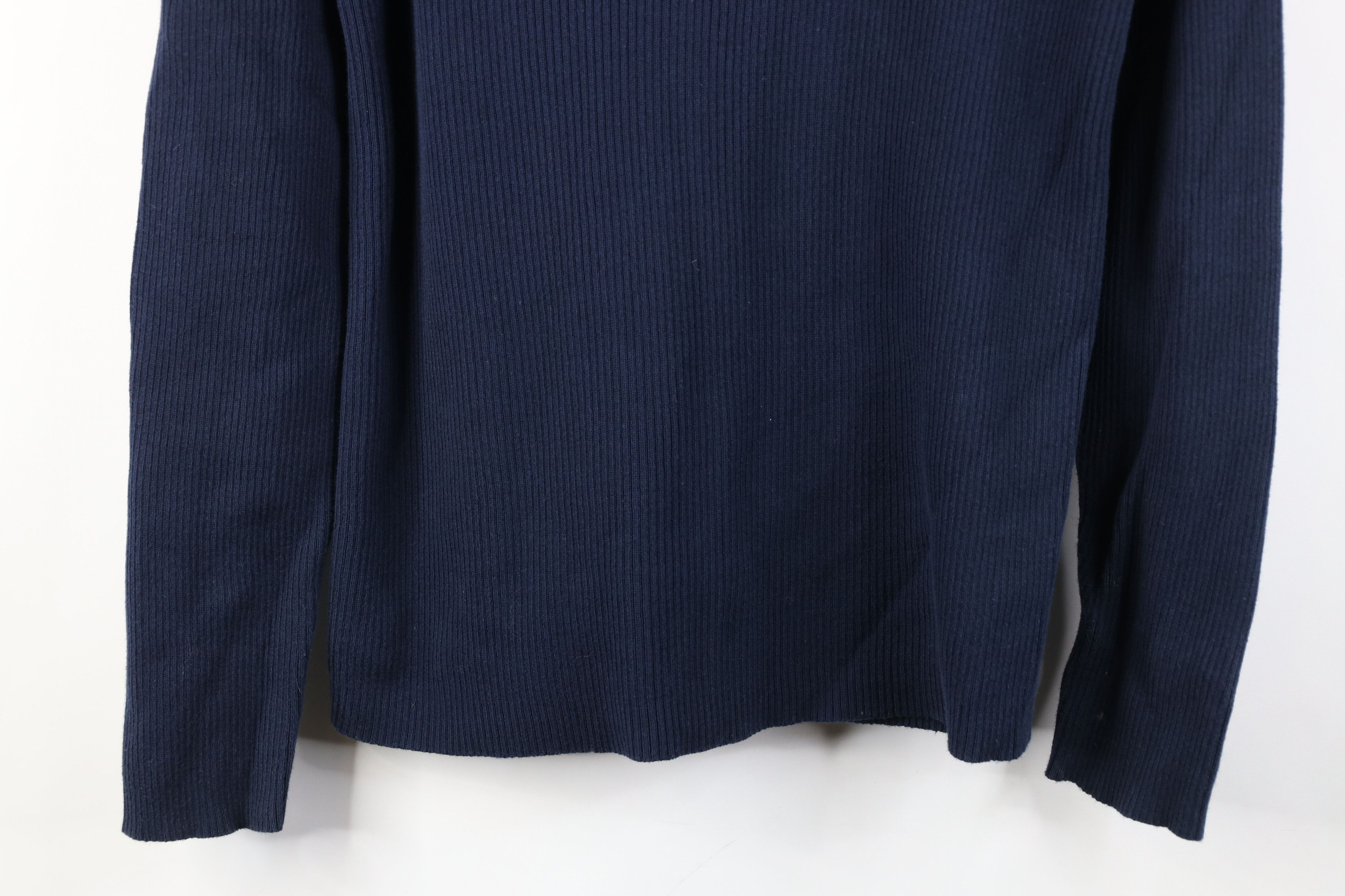 Ralph Lauren Vintage 90s Y2K Ralph Lauren Ribbed Knit Mock Neck Sweater Size L / US 10 / IT 46 - 3 Thumbnail