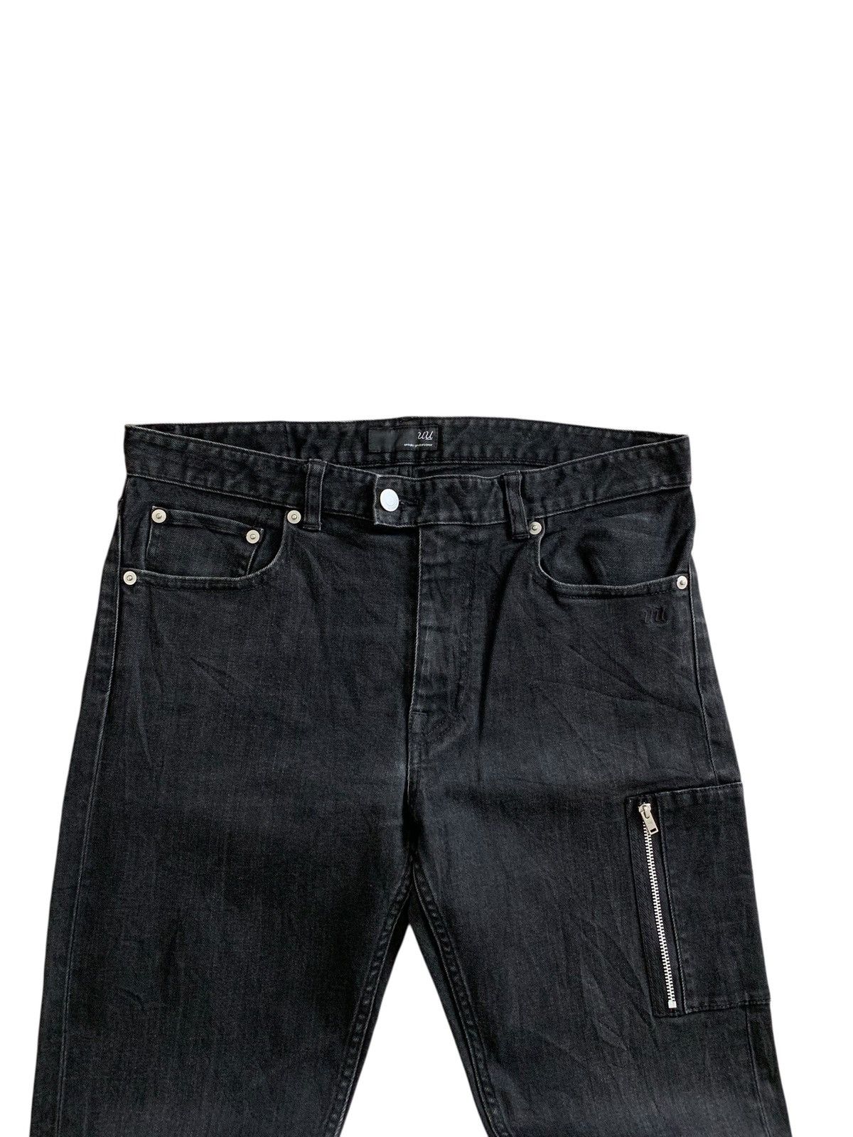 Undercover Uniqlo Undercover Jun Takahashi Black Wash Jeans Size US 30 / EU 46 - 3 Thumbnail