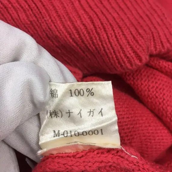Polo Ralph Lauren Vtg 90' POLO RALPH LAUREN Small Pony Red Knitwear Sweater Size US L / EU 52-54 / 3 - 8 Thumbnail