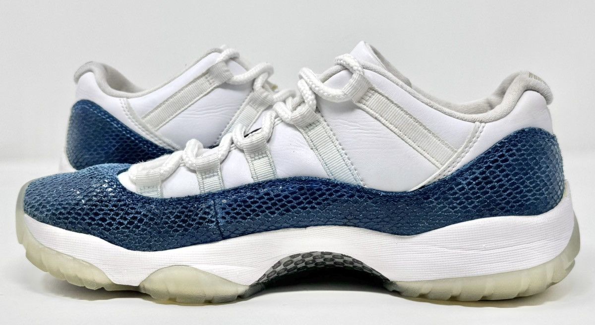 Jordan Brand × Nike Nike Air Jordan XI 11 Low Navy Snakeskin 2019 Retro size 8.5 Size US 8.5 / EU 41-42 - 7 Thumbnail