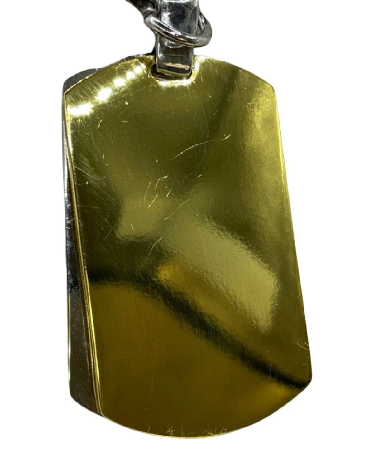 Dolce & Gabbana Gold Dog Tag Necklace Size ONE SIZE - 8 Thumbnail