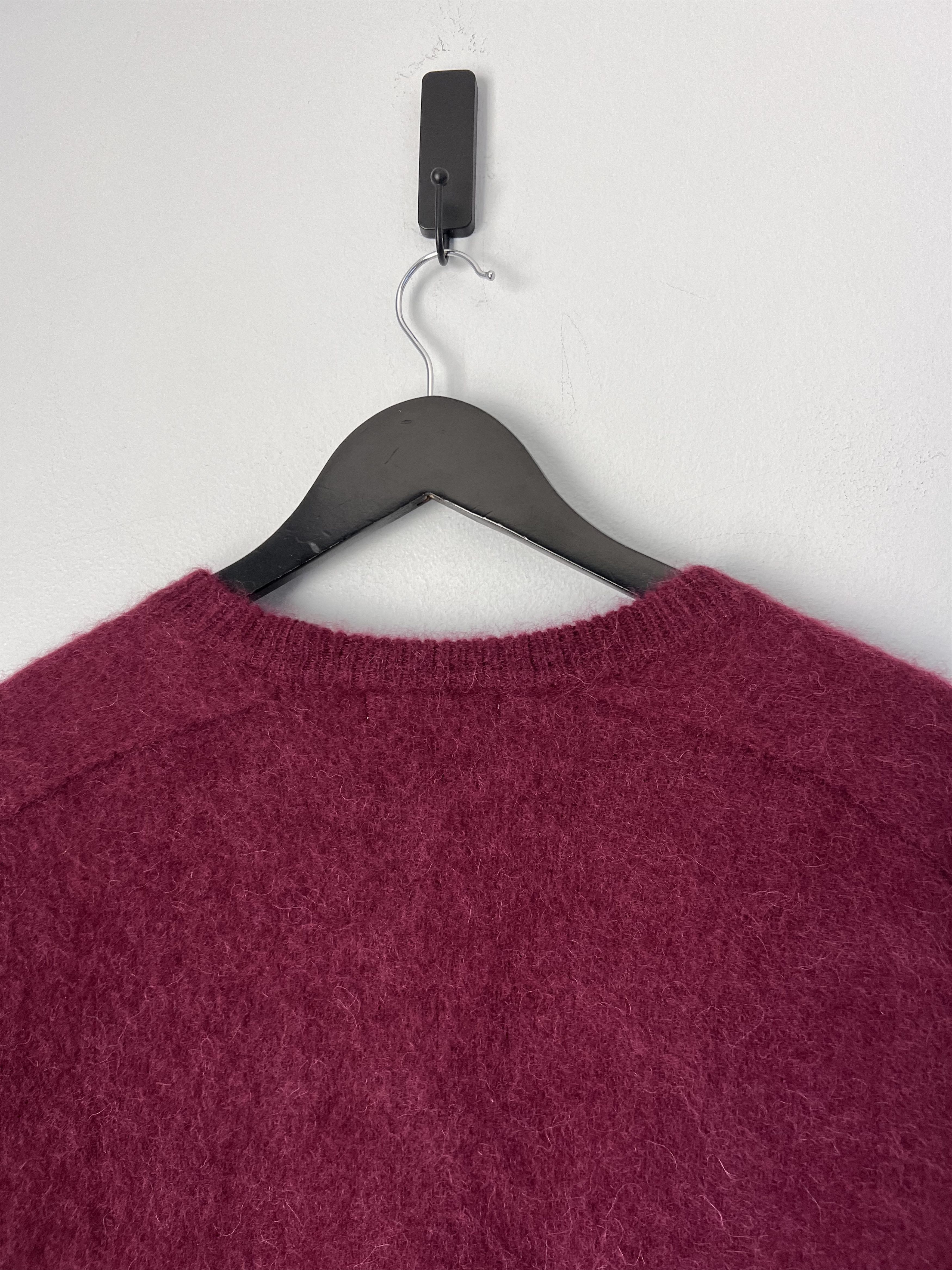 Kaptain Sunshine Kaptain Sunshine Royal Alpaca Knit Pullover in Burgundy Size US XL / EU 56 / 4 - 6 Thumbnail