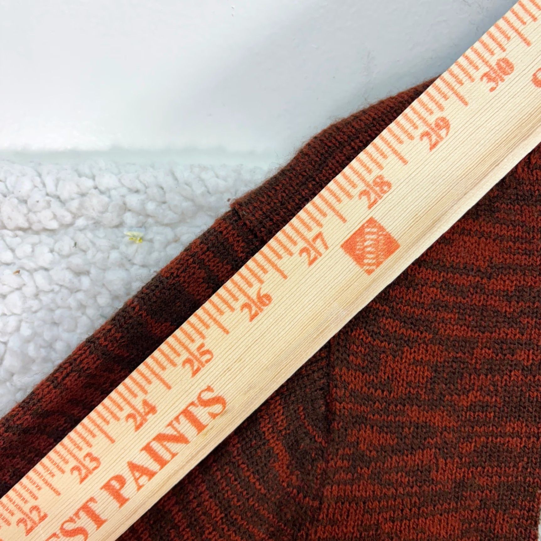 JCPenney VINTAGE JCPenney Sweater Mens XL Rust Brown Southwestern Crewneck Knit Taiwan Size US XL / EU 56 / 4 - 7 Thumbnail