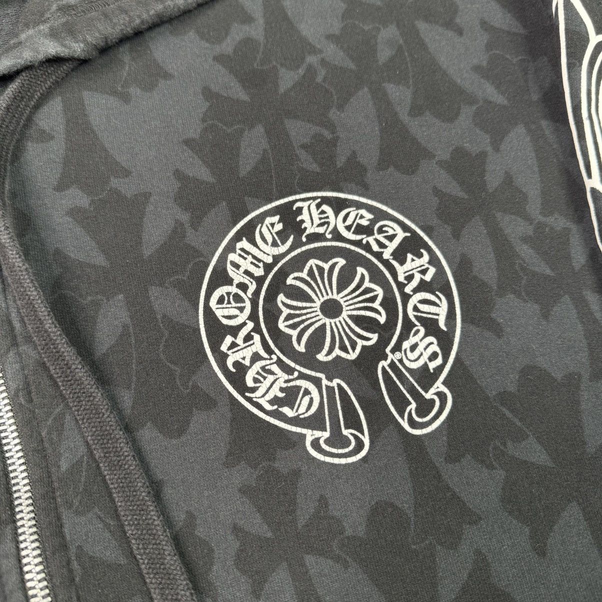 Chrome Hearts Cemetery monogram scroll zip up hoodie Size US L / EU 52-54 / 3 - 7 Thumbnail
