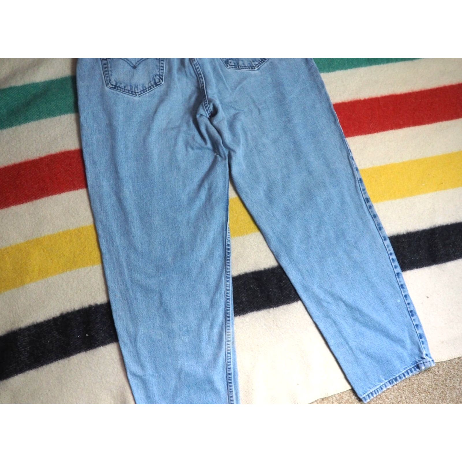 Levi's VTG Levi's Silvertab Jeans 36x32 Blue Denim Mens Baggy Grunge 90s 2000s Denim Pants Casual Size US 36 / EU 52 - 7 Thumbnail