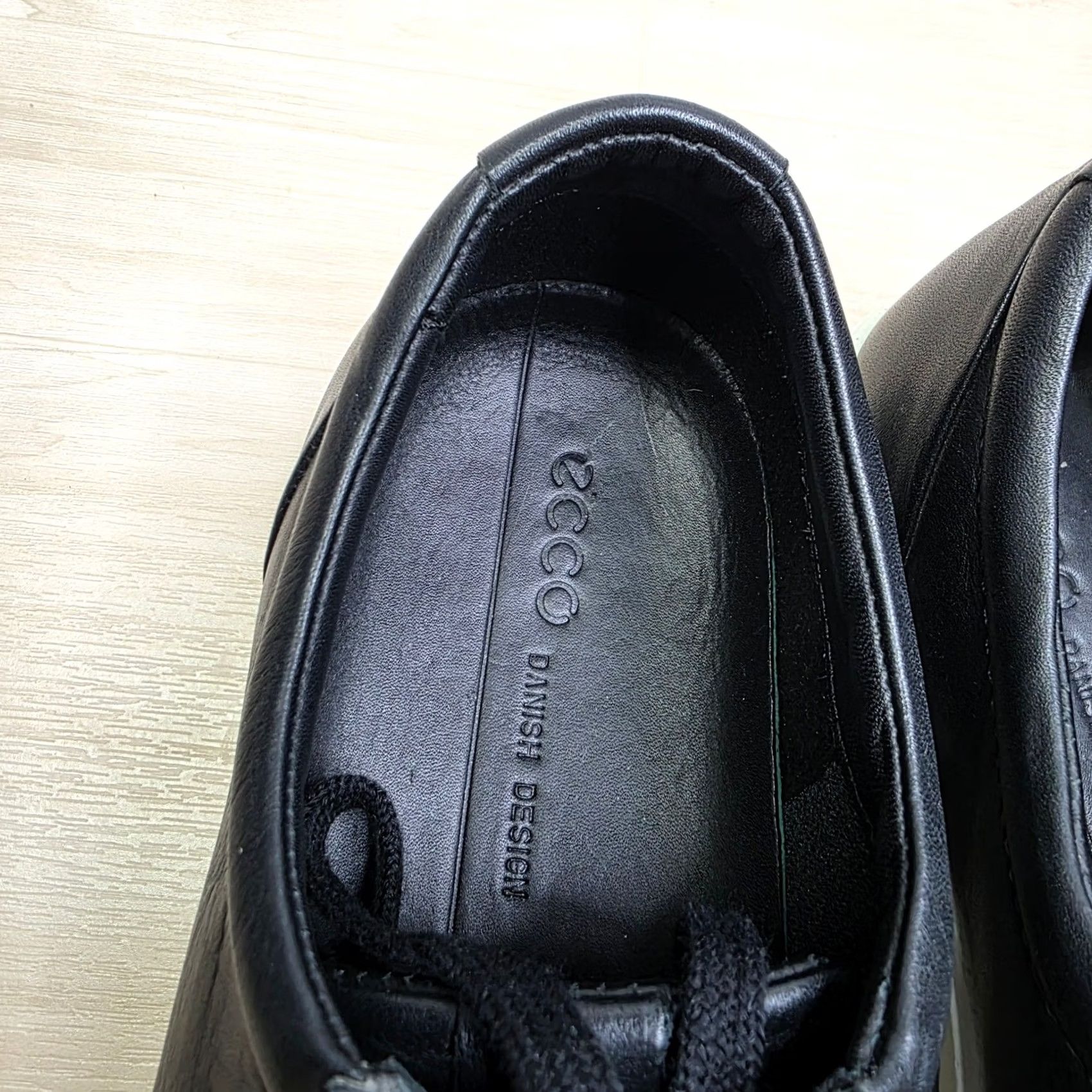 Ecco ECCO Soft 7 Mens Black Leather Low Top Sneakers Size 45 EU 11-11.5 US Size US L / EU 52-54 / 3 - 5 Thumbnail