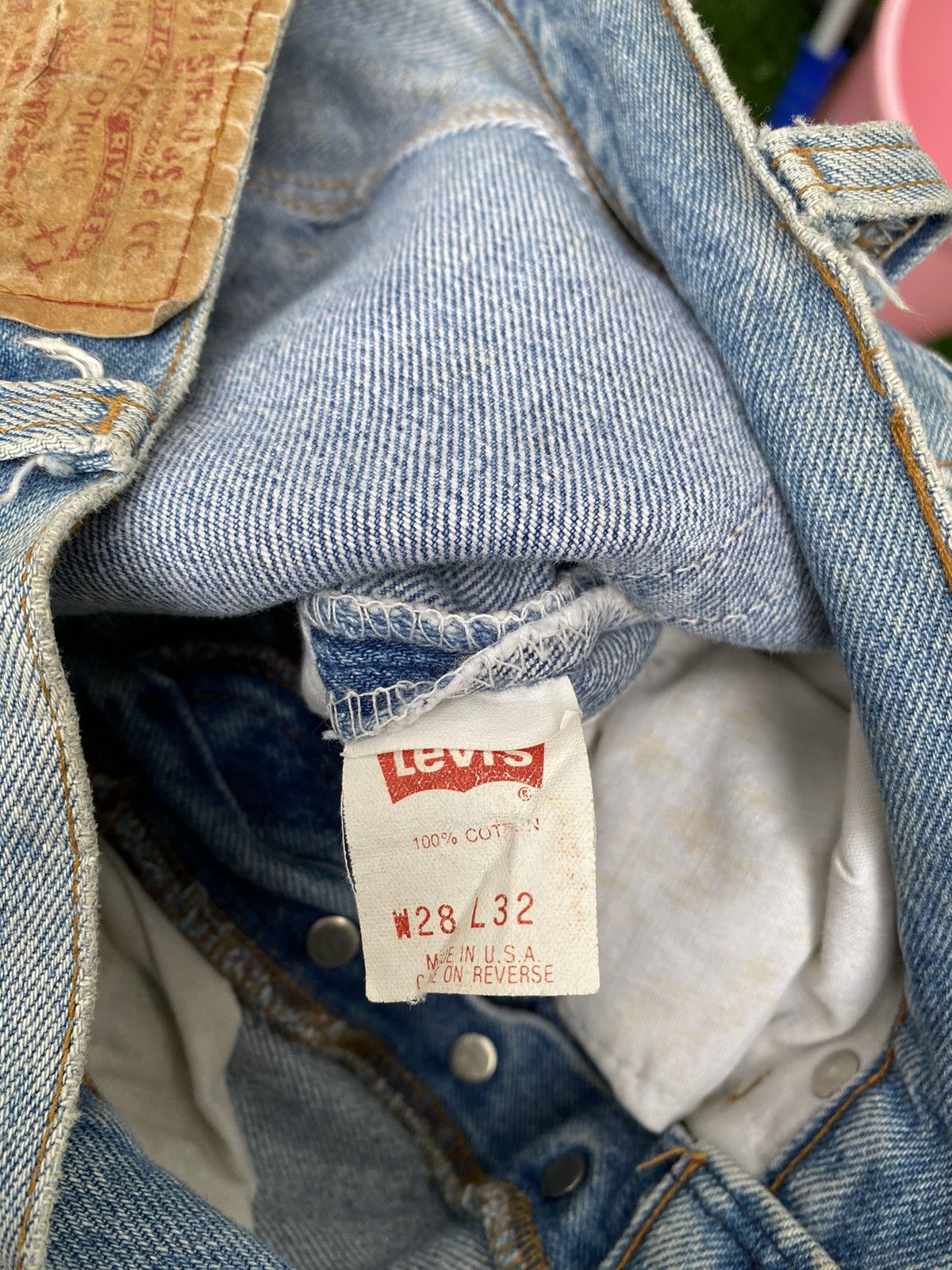 Levi's × Levi's Vintage Clothing × Vintage W28x29.5 vintage levi's 501xx 90s made in USA Size US 28 / EU 44 - 6 Thumbnail