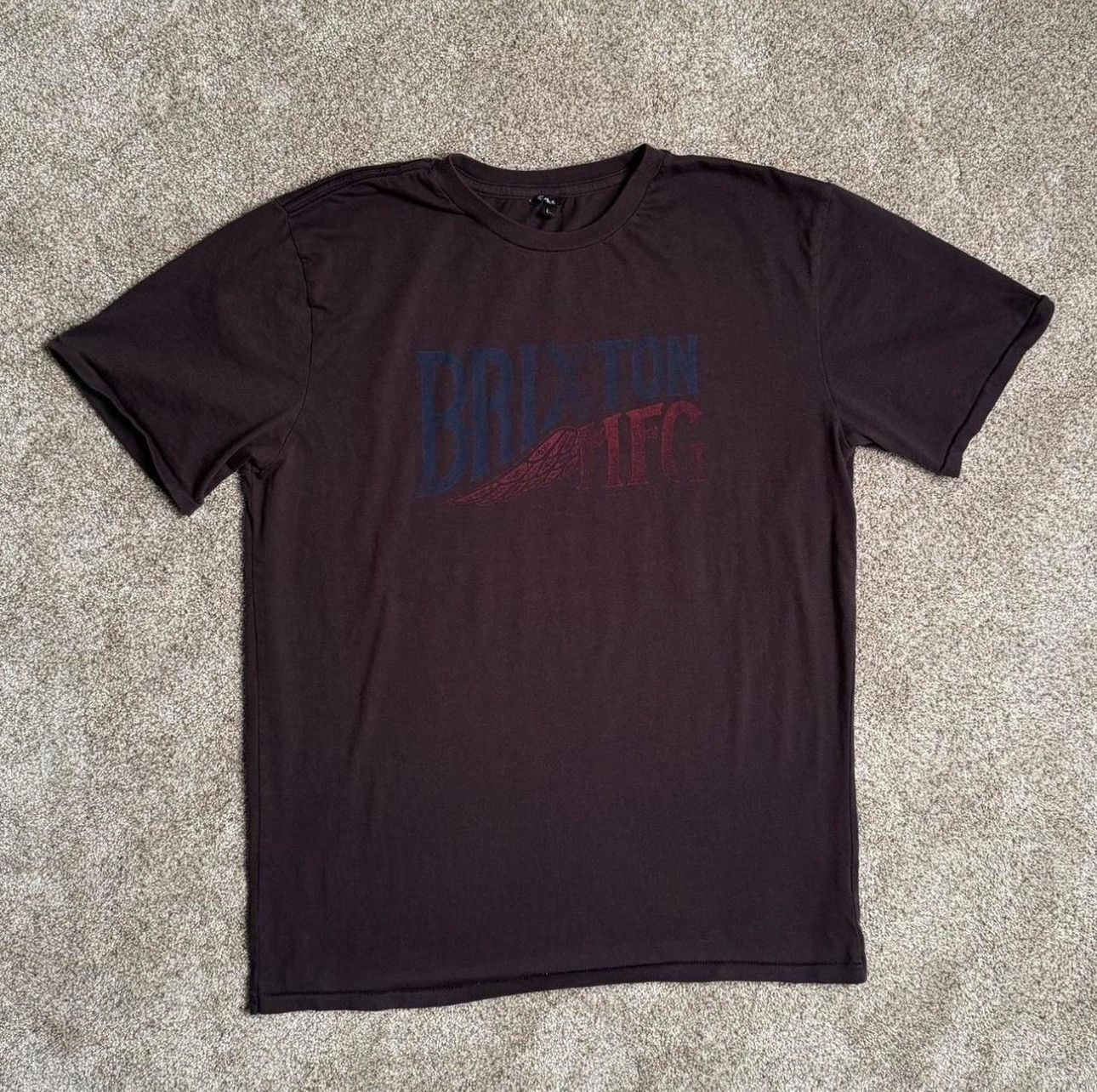 Brixton BRIXTON MFG SINGLE STITCH GRAPHIC TEE Size US L / EU 52-54 / 3 - 1 Thumbnail