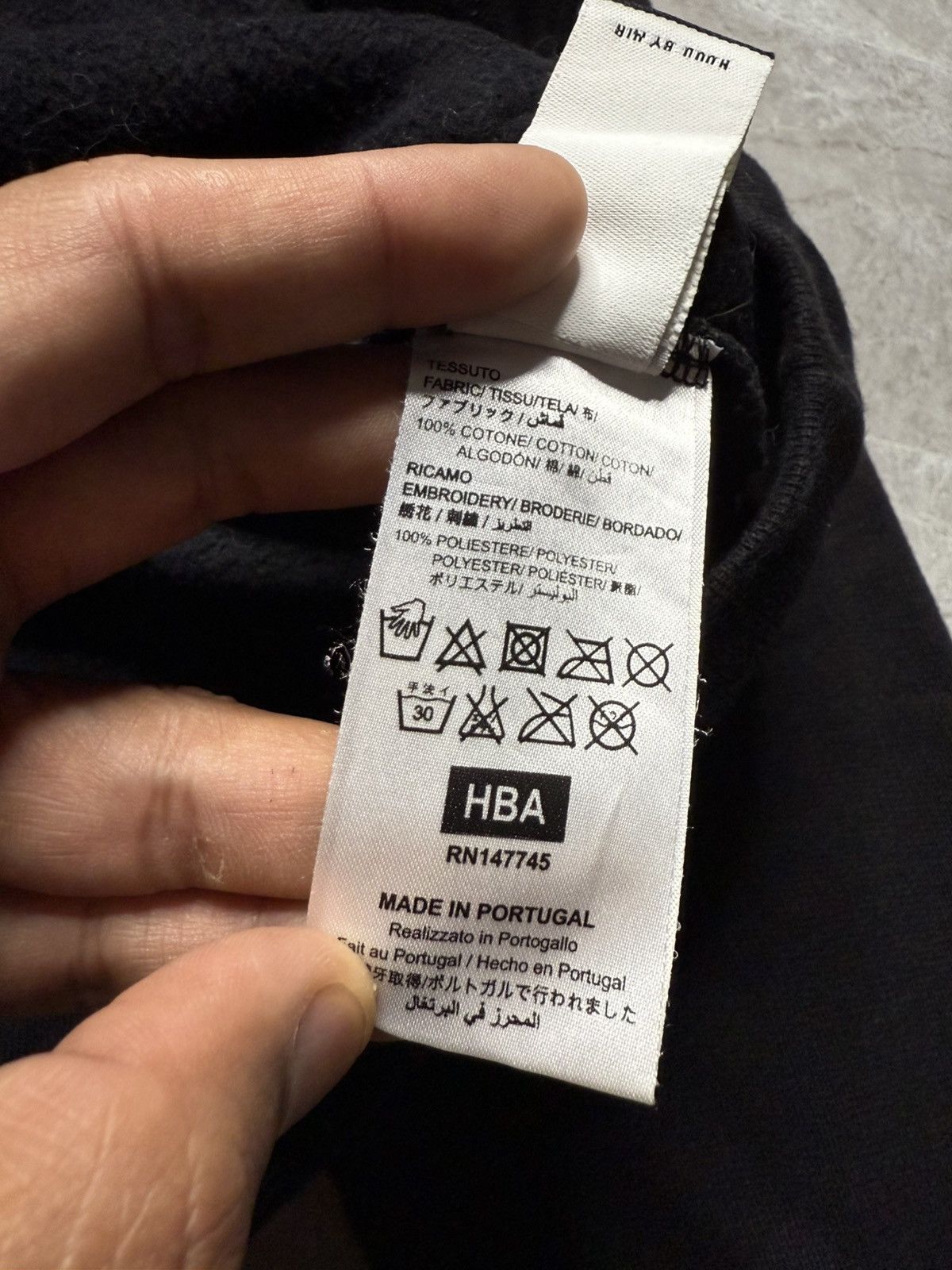 Hood By Air HOOD BY AIR DISTORTED HOODIE Size US S / EU 44-46 / 1 - 8 Thumbnail