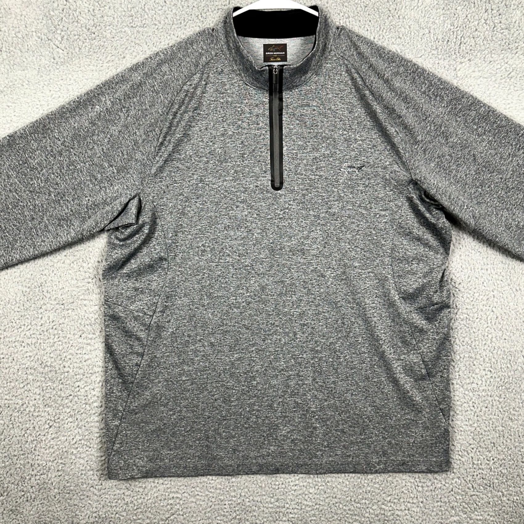 Tasso Elba Greg Norman Tasso Elba Sweatshirt Pullover Mens XL Gray Quarter Zip Long Sleeve Size US XL / EU 56 / 4 - 3 Thumbnail