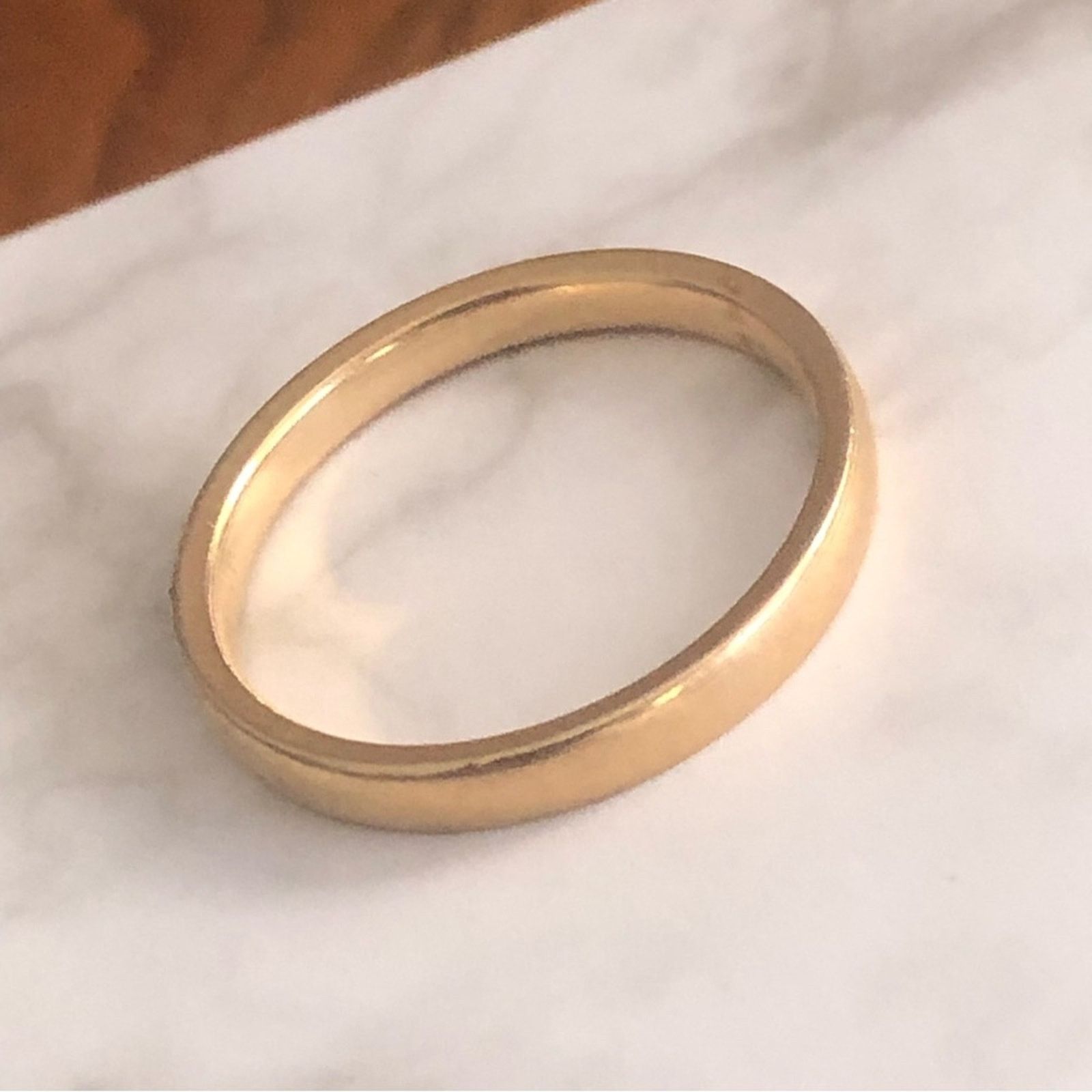 Jewelry Antique 1900s JR Woods 14k gold wedding band Size ONE SIZE - 1 Thumbnail