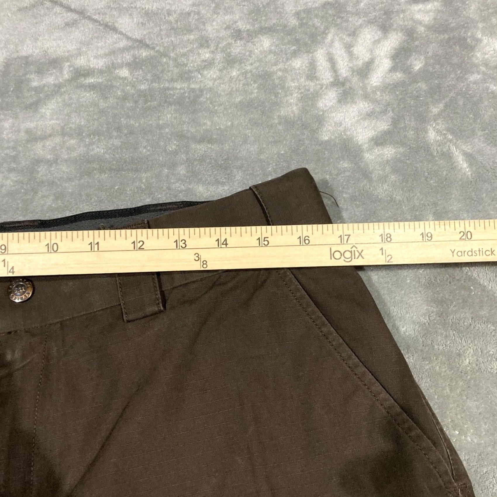 Vintage 5.11 Tactical Series Pants Womens Size 14 Pockets Outdoor Hiking Rip Stop Brown Pants Size 36" / US 14 / IT 50 - 3 Thumbnail