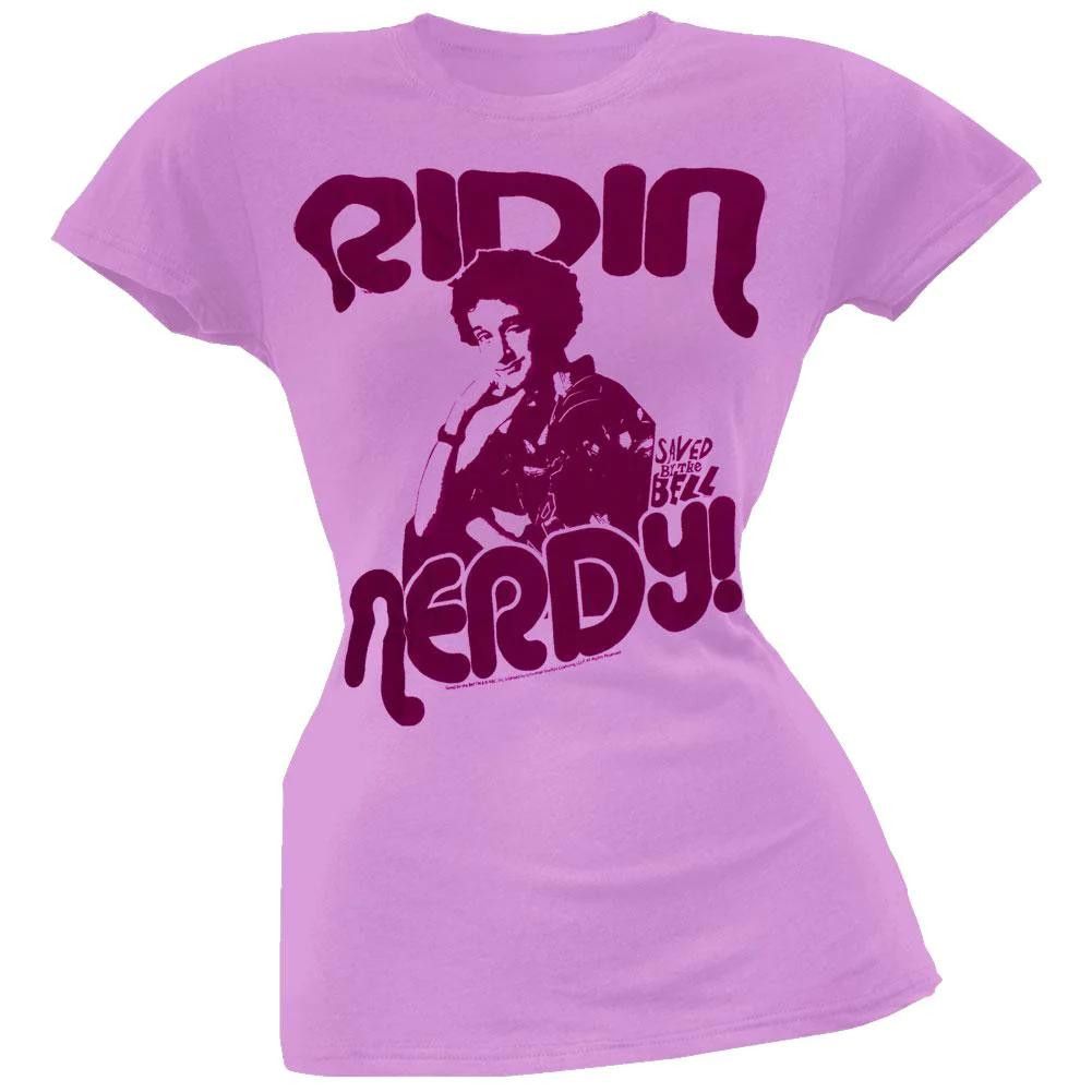 Designer Saved By The Bell Shirt - Screech Powers Ridin Nerdy Juniors Size L / US 10 / IT 46 - 1 Thumbnail