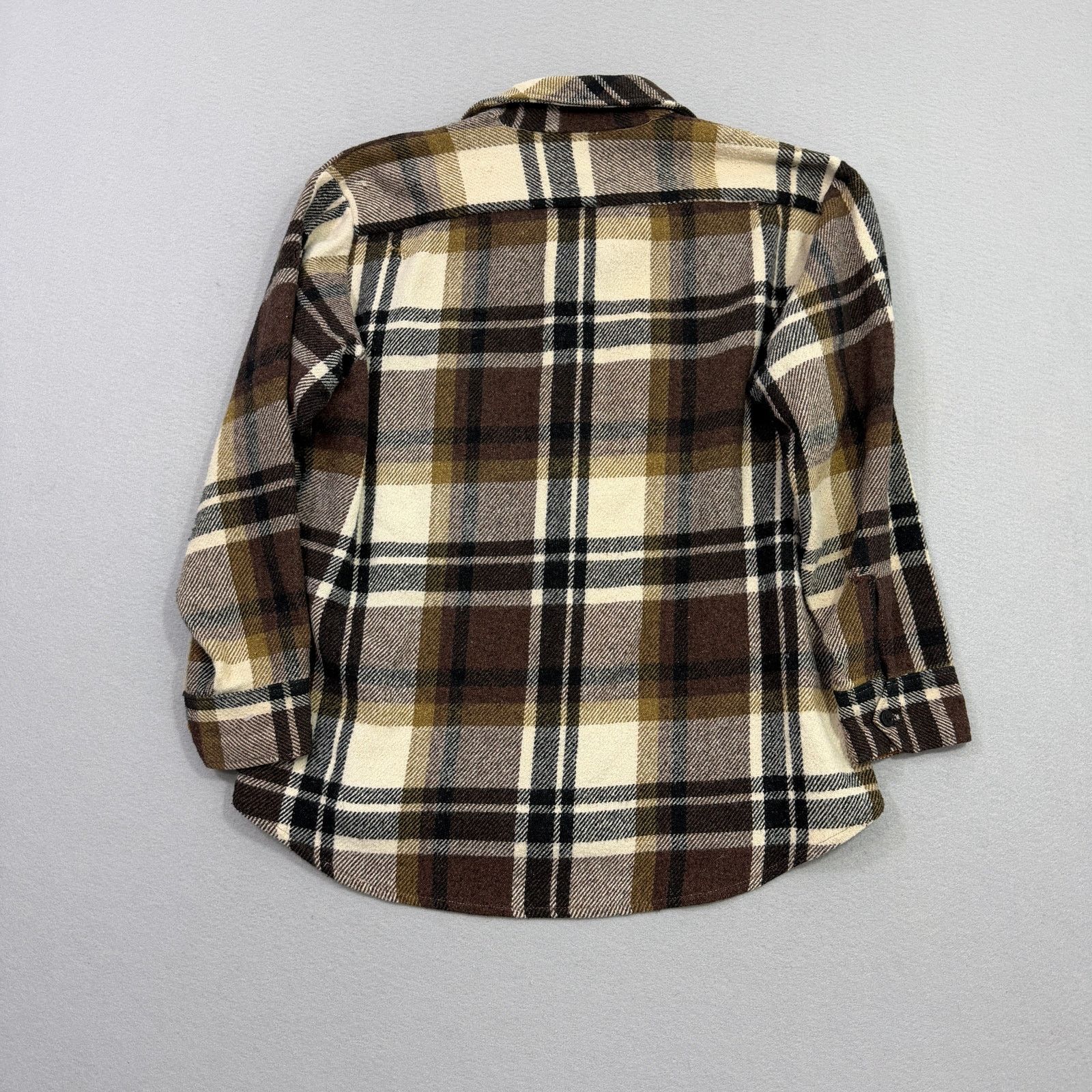 Vintage Vintage CPO Fashion Sportswear Flannel Shirt Large Brown Size US L / EU 52-54 / 3 - 6 Thumbnail