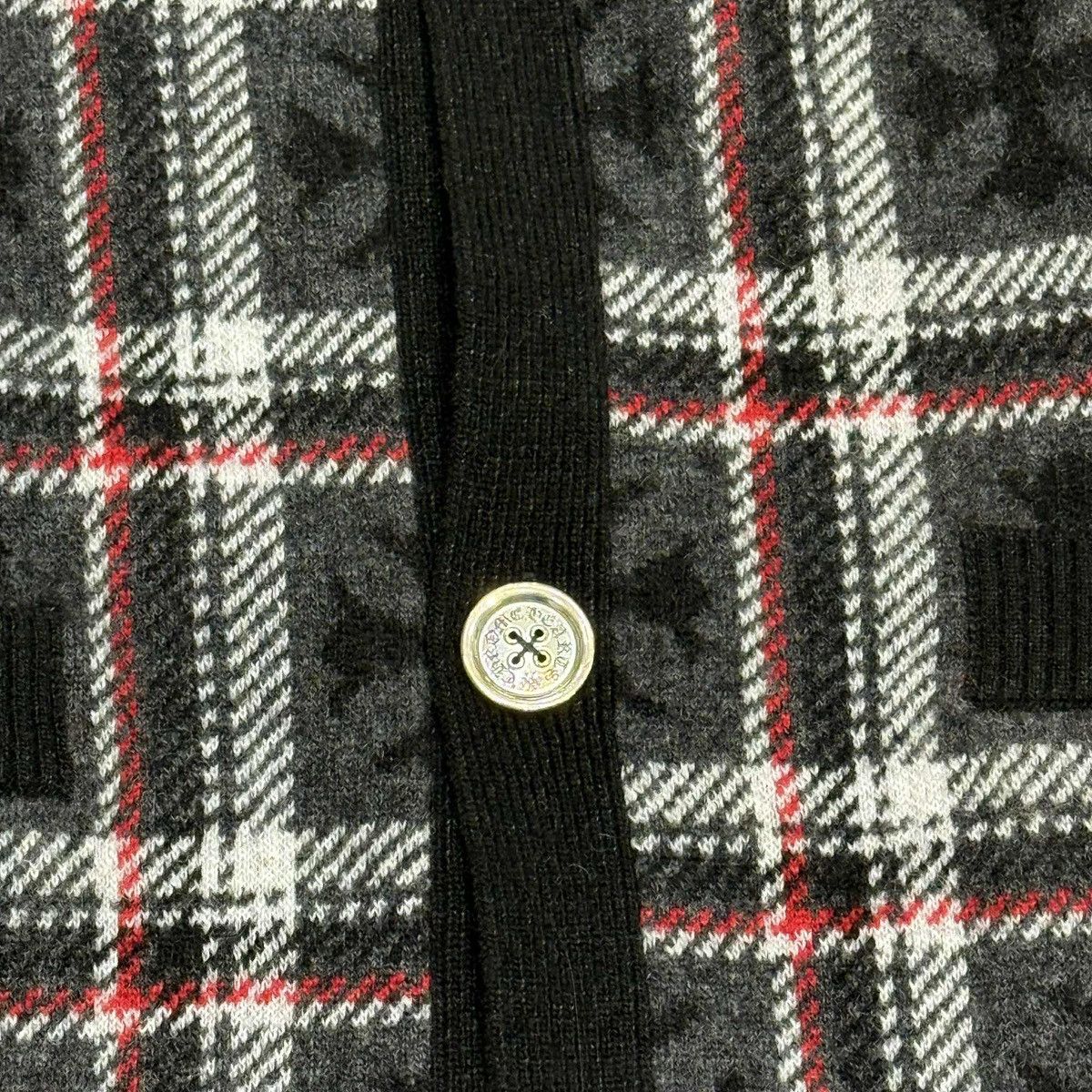 Chrome Hearts Chrome Hearts Mama Tried Scroll Labe Cardigan red/black Size US XL / EU 56 / 4 - 5 Thumbnail