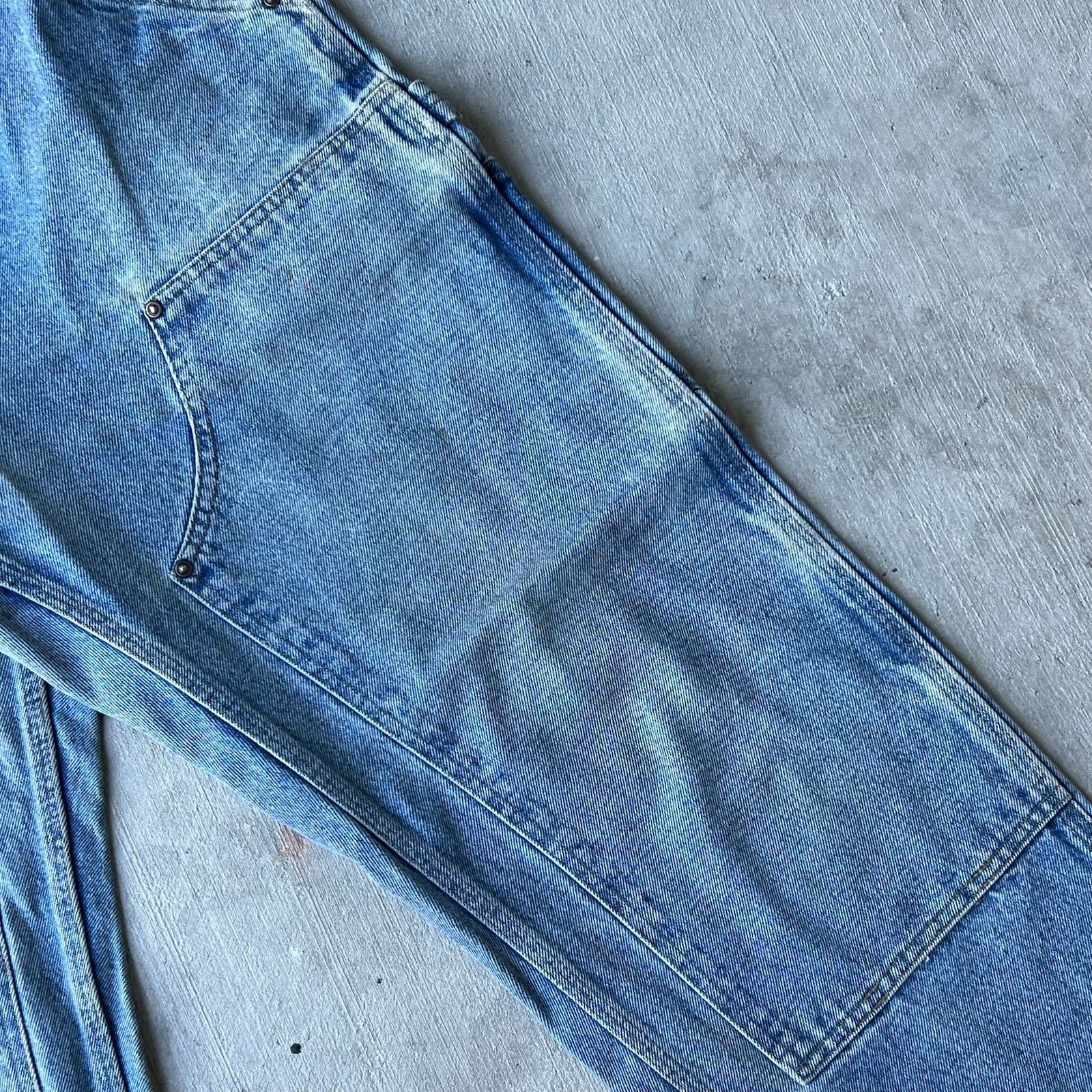 Carhartt × Vintage Carhartt denim blue jean double knee work carpenter pants Size US 34 / EU 50 - 8 Thumbnail