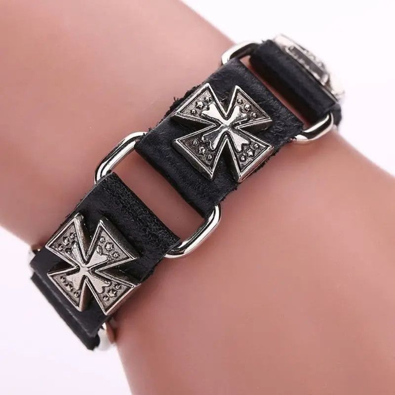Other Cowhide Alloy Cross Bracelet Size ONE SIZE - 1 Thumbnail