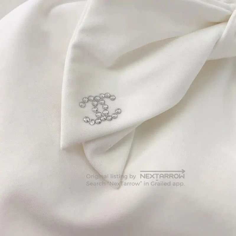Chanel Chanel White Summer Midi Dress for Women . Size M / US 6-8 / IT 42-44 - 5 Thumbnail
