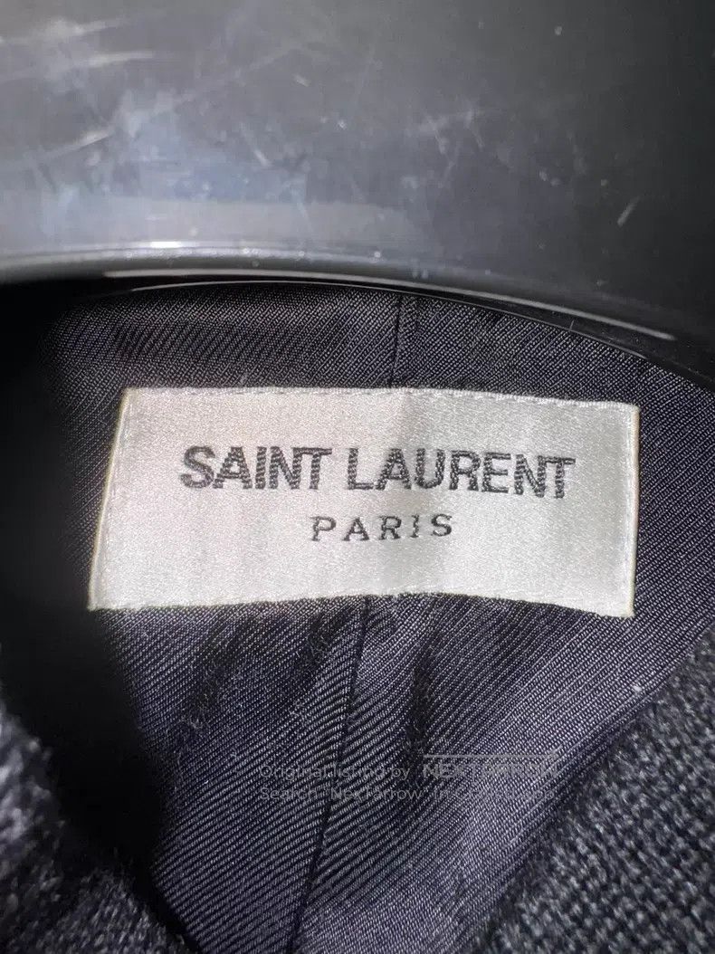 Saint Laurent Paris Saint Laurent Paris Black Samurai Leather Baseball Jacket Size US S / EU 44-46 / 1 - 6 Thumbnail