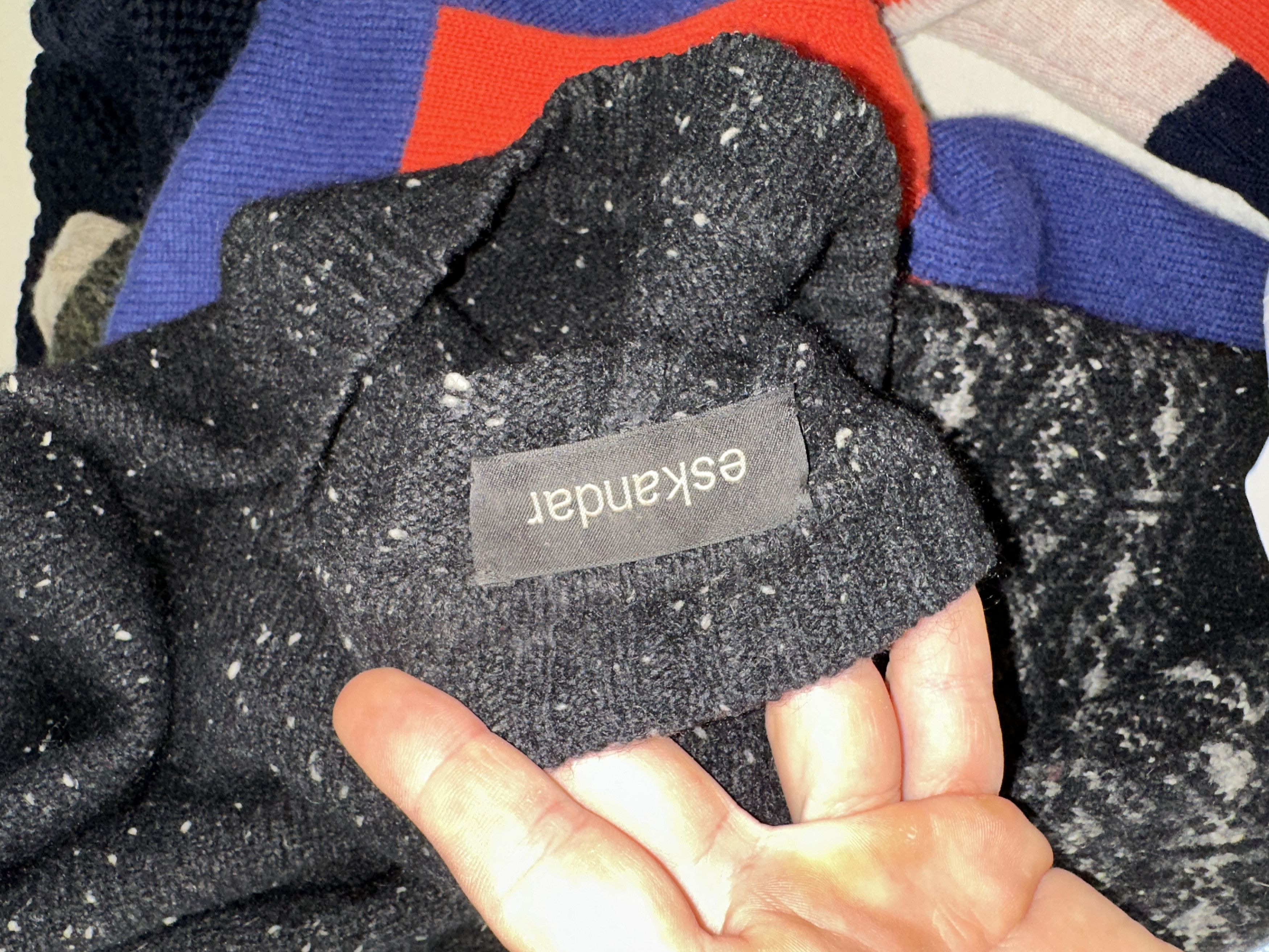 eskandar Eskandar O/S Cashmere Chunky Knit Pullover Os Oversize Fit Size ONE SIZE - 9 Thumbnail
