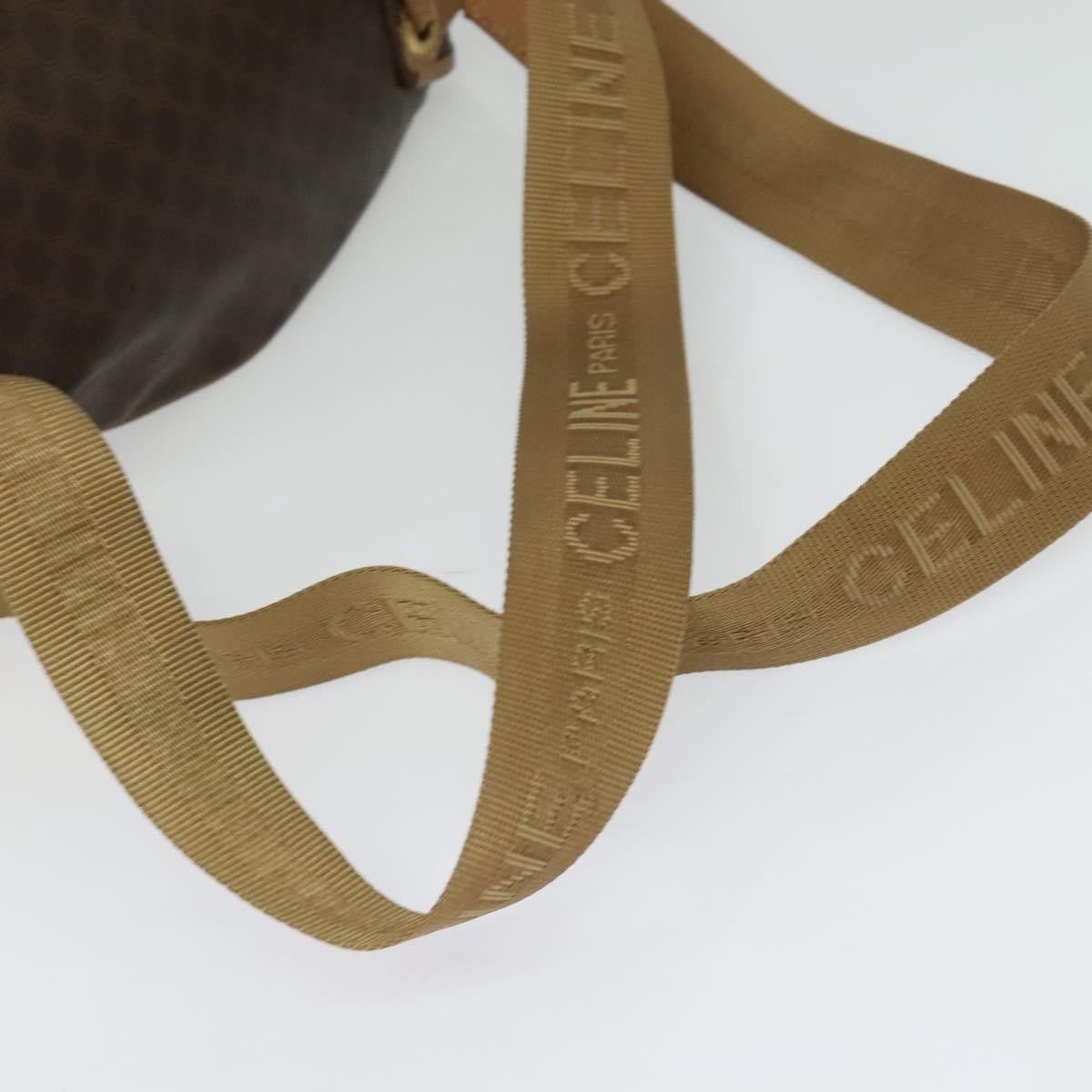Celine CELINE Macadam Canvas Backpack Pvc Leather Brown Gold Size ONE SIZE - 7 Thumbnail