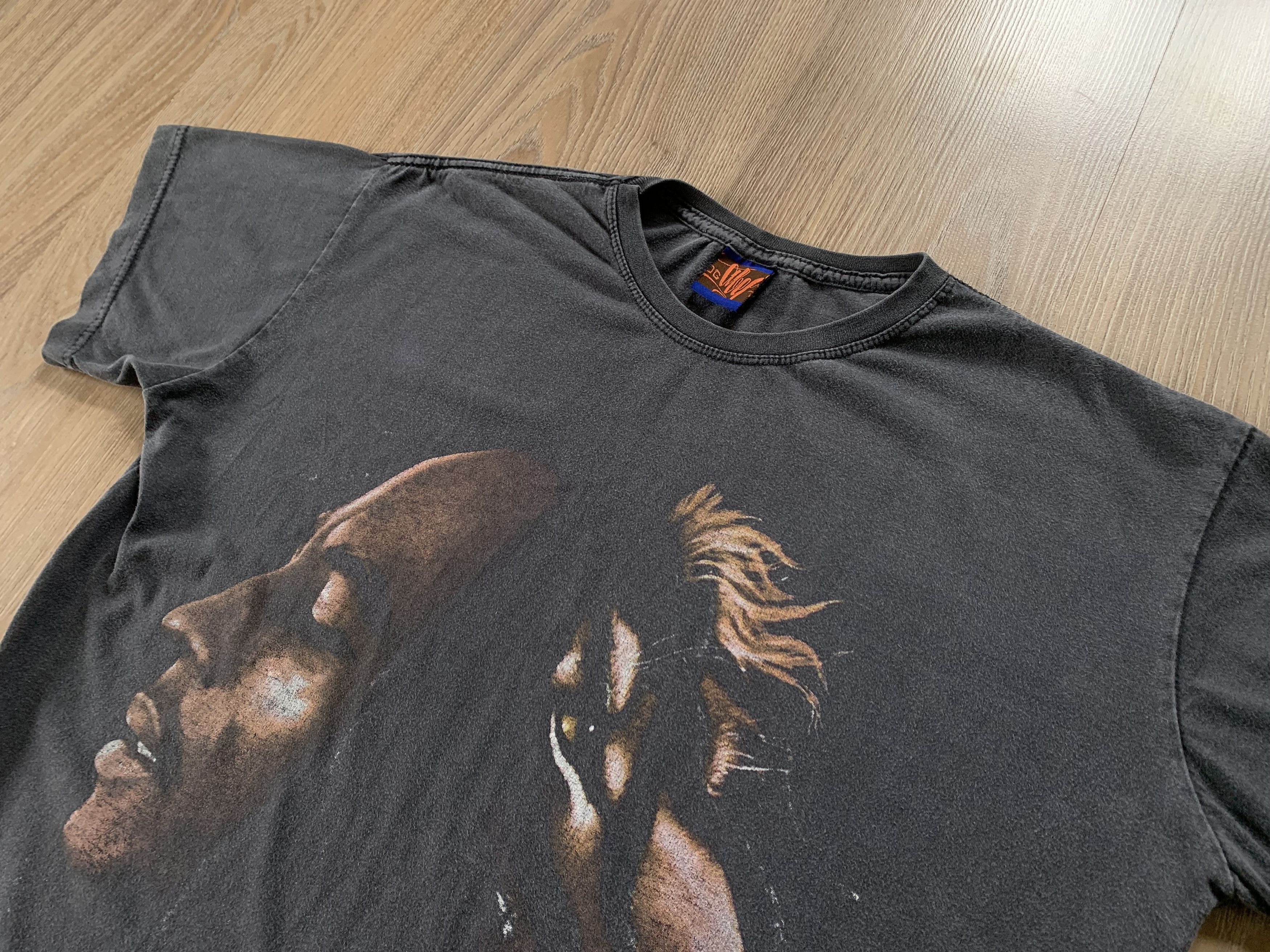 Bob Marley × Vintage Vintage Bob Marley Ogabel Lion Printed T-Shirt Size US L / EU 52-54 / 3 - 4 Thumbnail