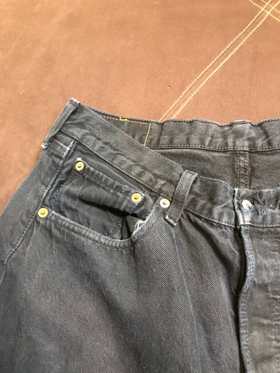 Levi's Vintage 90s Levi's 501 Black Jeans streetwear Size US 34 / EU 50 - 13 Thumbnail