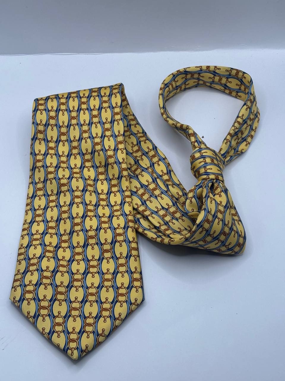 Vintage Westminster Vintage Silk Tie | Made in France | Equestrian Size ONE SIZE - 6 Thumbnail