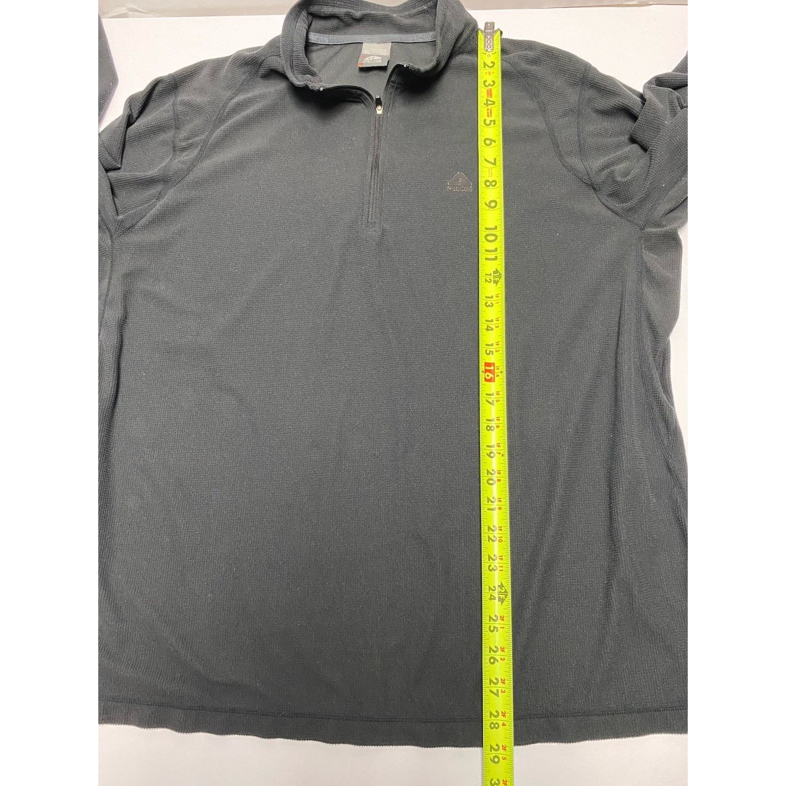 Nike Nike ACG 1/4 Zip Pullover Mens XL Black Waffle Knit Logo Size US XL / EU 56 / 4 - 6 Thumbnail