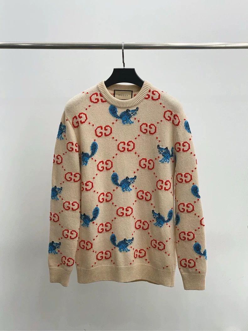 Gucci Gucci Freya Hartas Squirrel Printed Sweater Size US XS / EU 42 / 0 - 1 Thumbnail