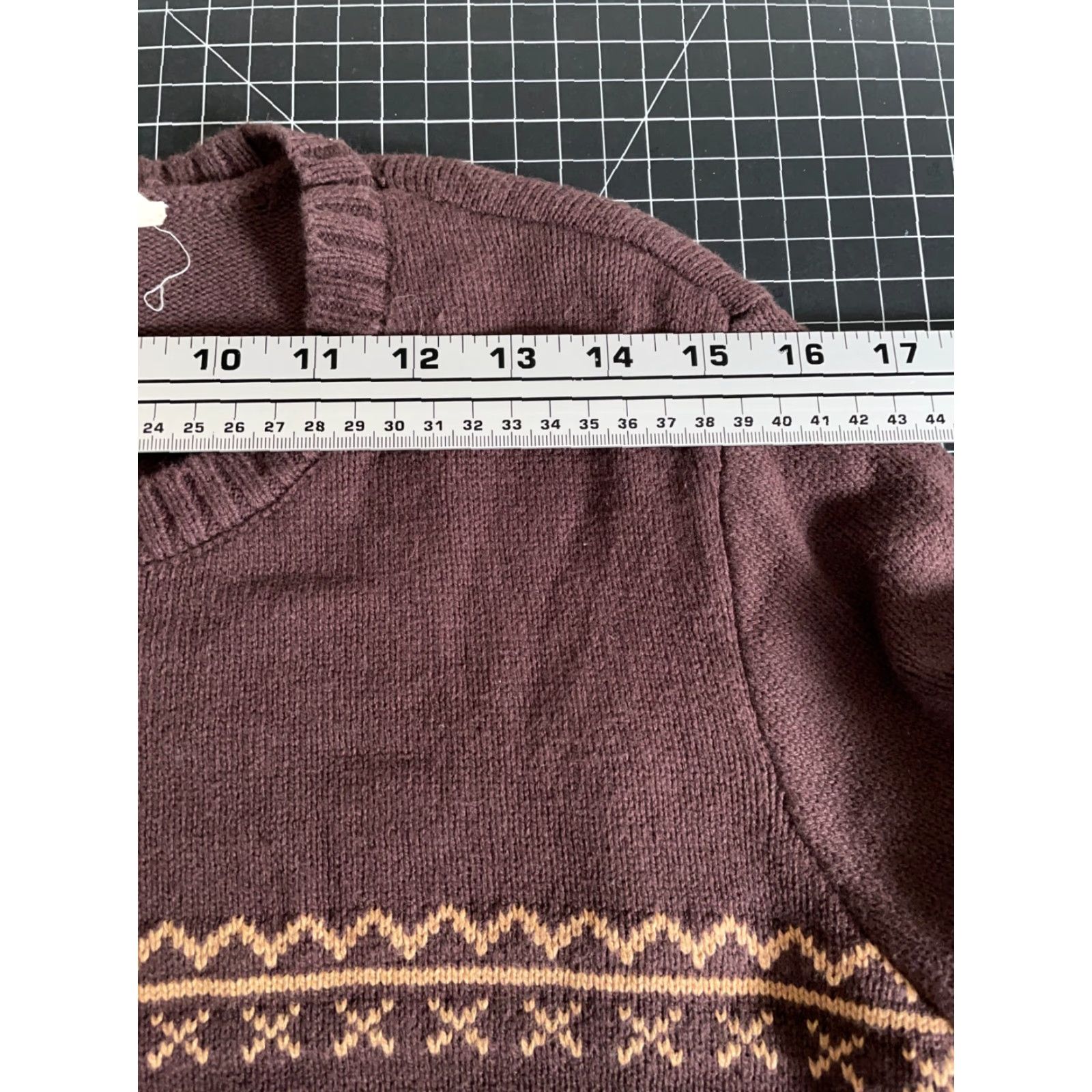 Vintage Cotton & Rye Longhorn Sweater Women's XL Brown Crewneck Western Knit Pullover Casual Size XL / US 12-14 / IT 48-50 - 7 Thumbnail