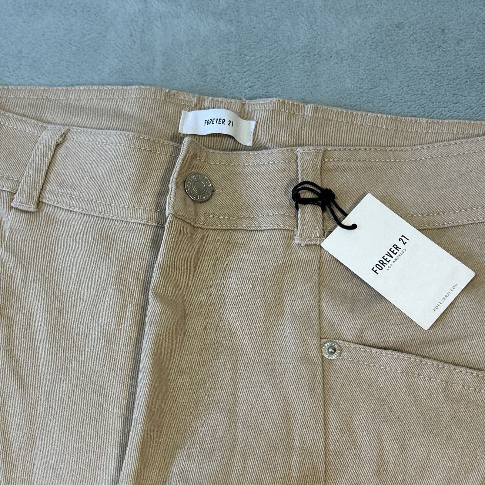 Forever 21 Deadstock Beyond Baggy Jeans Womens 29 32x25 Wide Raw Hems Size 32" / US 10 / IT 46 - 4 Thumbnail
