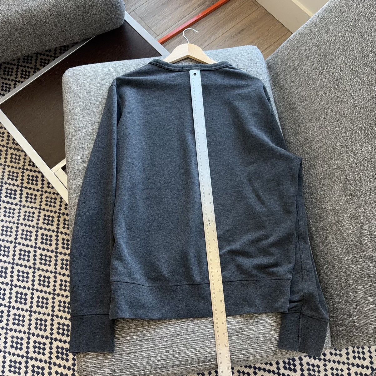Ralph Lauren Purple Label Charcoal Crewneck Sweatshirt Cotton Blend Fleece Peru Size US XL / EU 56 / 4 - 11 Thumbnail