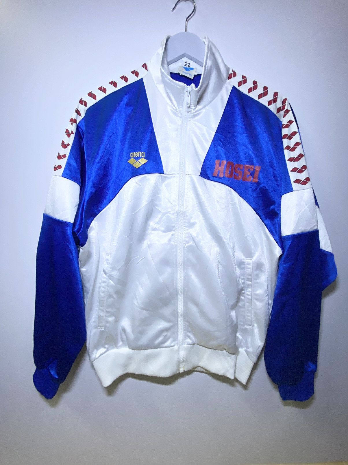 Japanese Brand × Vintage VINTAGE ARENA SWIMMING CLUB HUSLSC TRACKTOP JACKET SIDETAPE Size US M / EU 48-50 / 2 - 2 Thumbnail