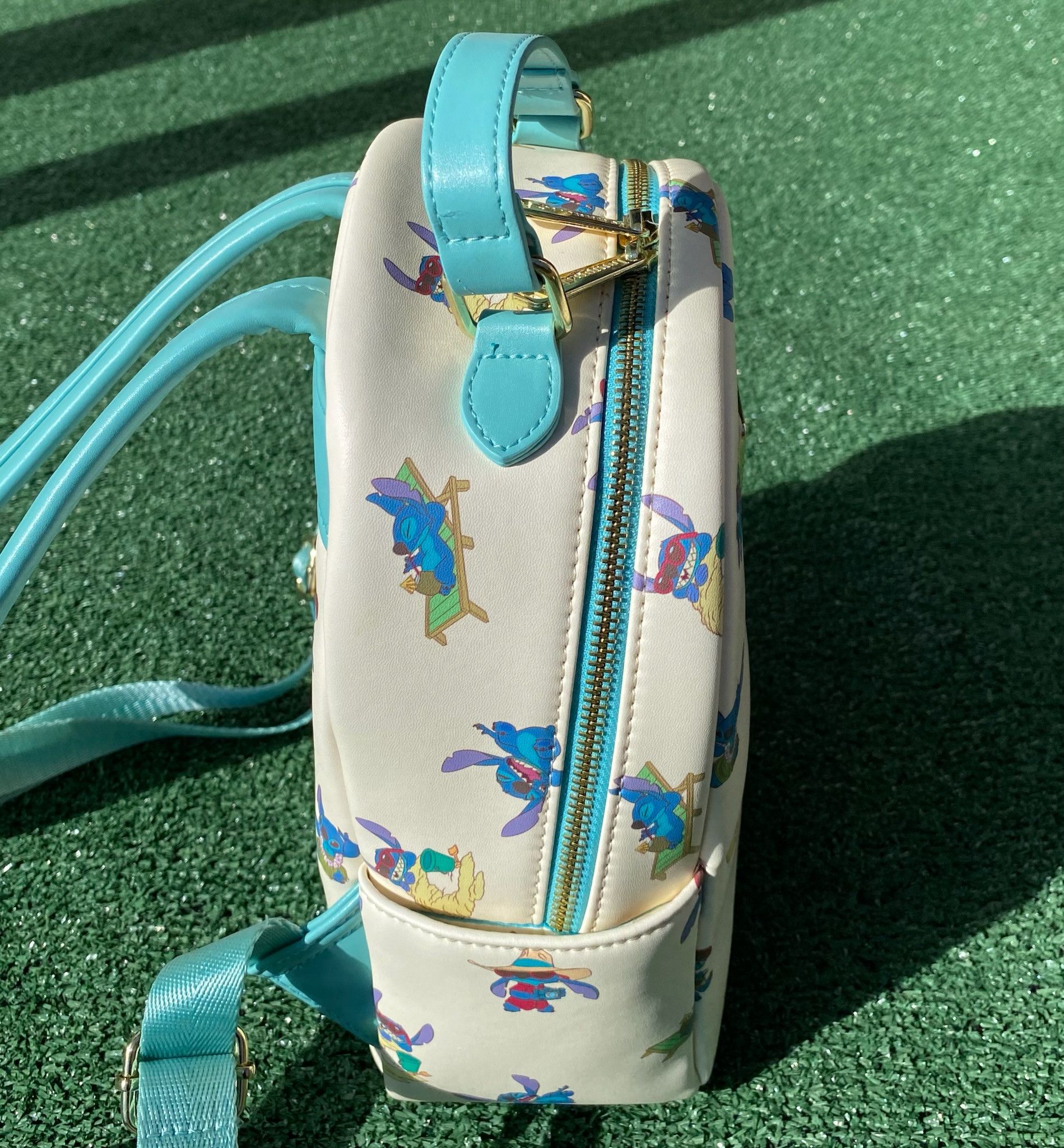 Other Loungefly Disney Lilo & Stitch All Over Print Mini Backpack Size ONE SIZE - 5 Thumbnail