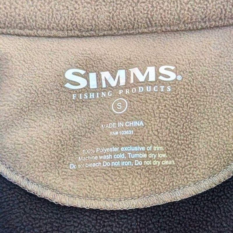Simms SIMMS Fishing Products Men's Quarter-Zip Fleece Pullover Size US S / EU 44-46 / 1 - 3 Thumbnail
