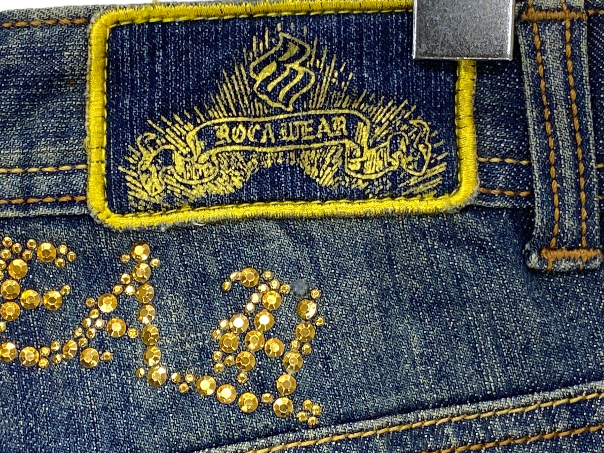 Jay-Z Rocawear Hip Hop Skateboards Flare Jeans Size 28" / US 6 / IT 42 - 9 Thumbnail
