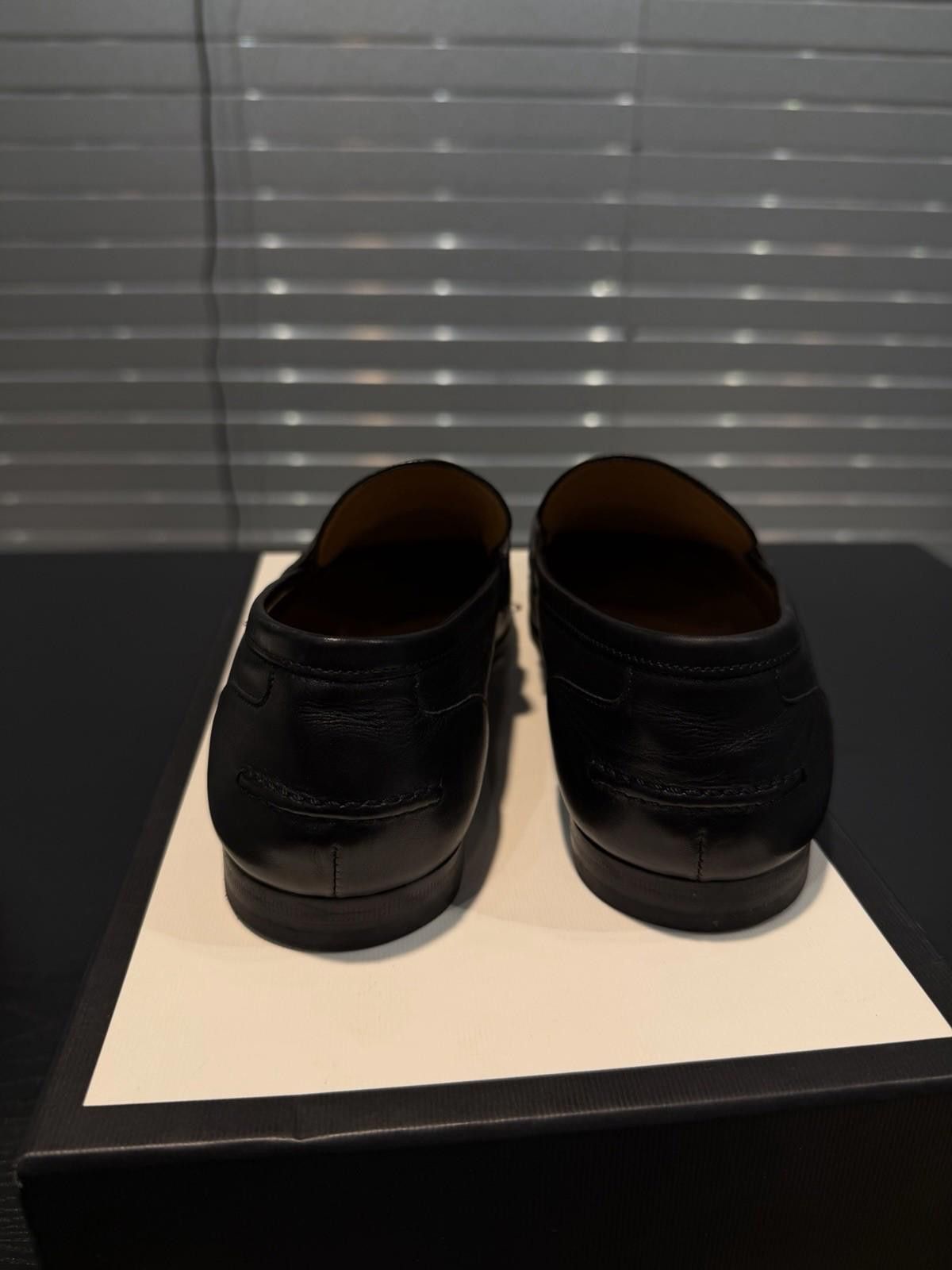 Gucci Men’s Gucci Black Horsebit Loafers Size 8.5G/9US $950 Retail Size US 9 / EU 42 - 10 Thumbnail
