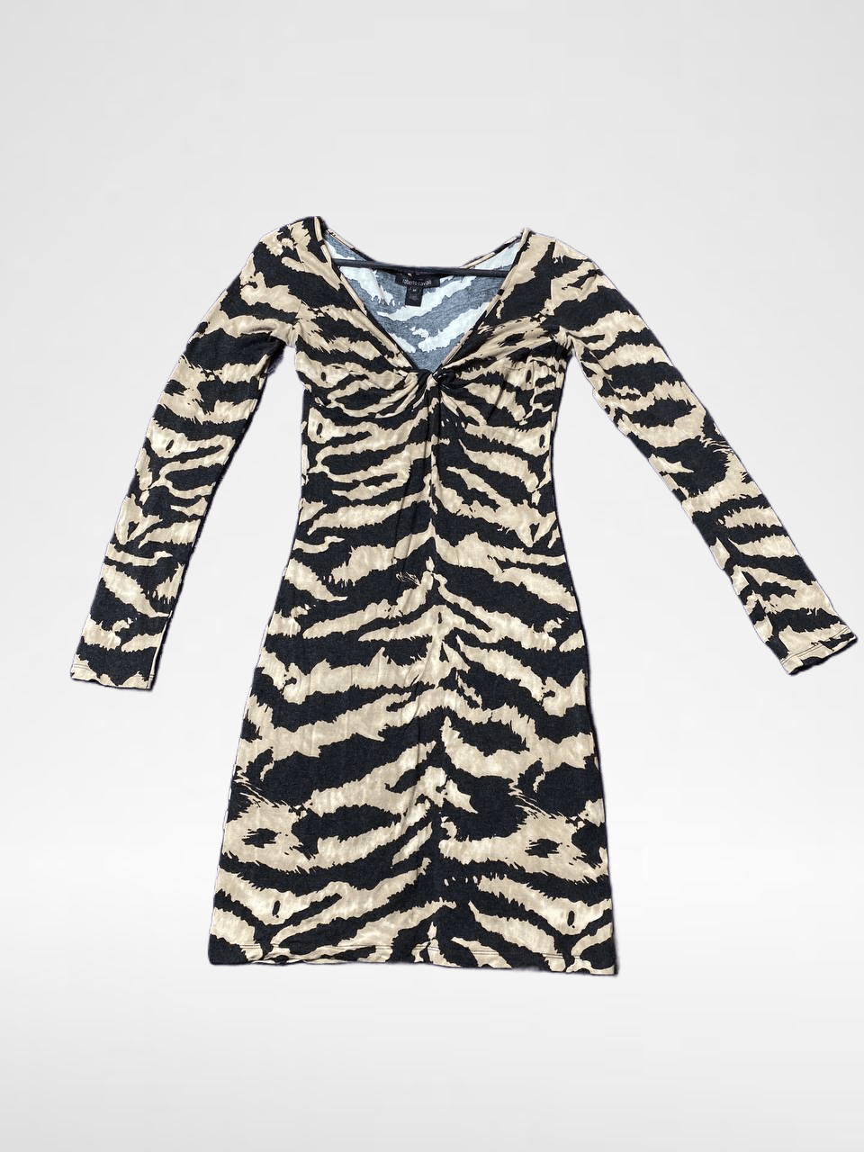 Roberto Cavalli VINTAGE RARE Y2K Print Midi Dresses Roberto Cavalli Size M / US 6-8 / IT 42-44 - 1 Thumbnail