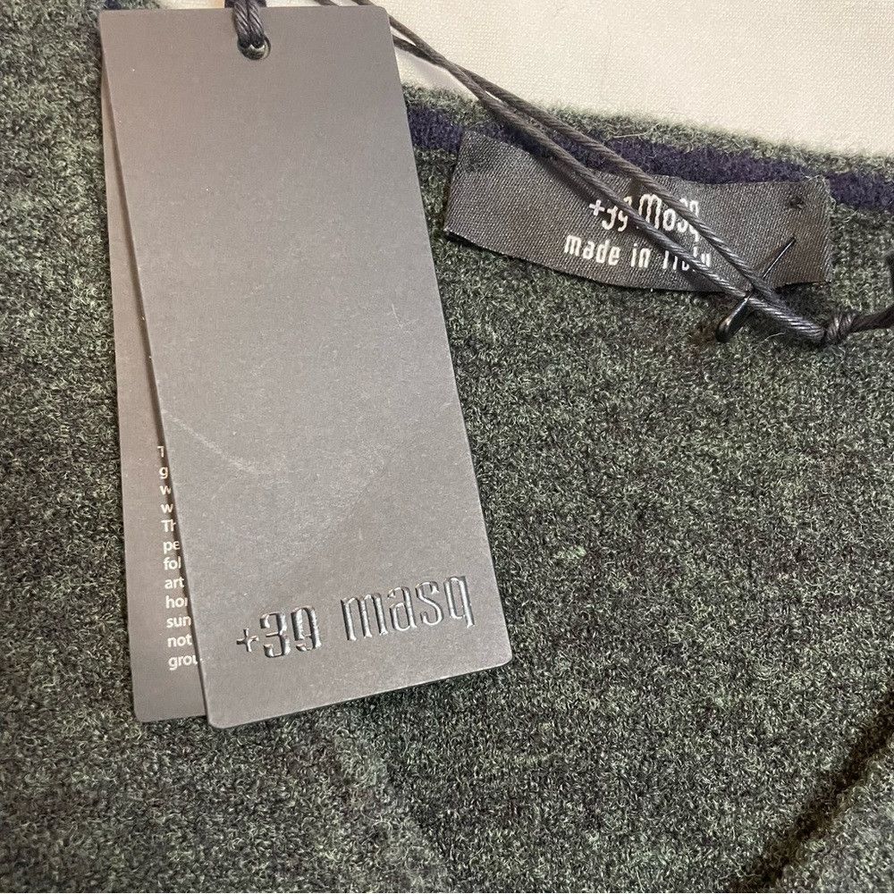 Other NWT New $210 +39 MASQ V-Neck Wool Dark Green Sweater Size S Size US S / EU 44-46 / 1 - 7 Thumbnail