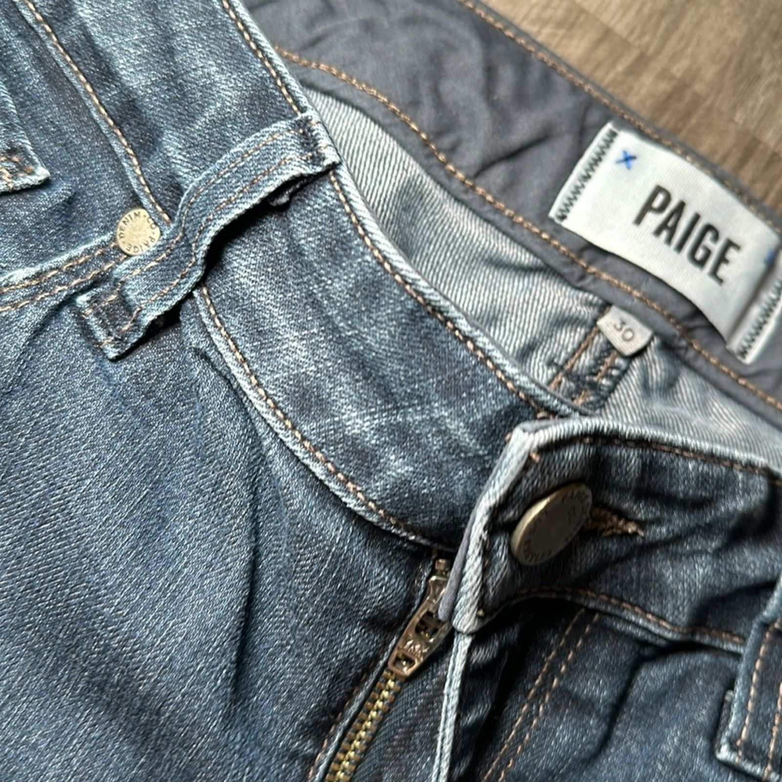 Paige Paige Skyline Skinny Twilight Jeans - 30 Size 30" / US 8 / IT 44 - 6 Thumbnail