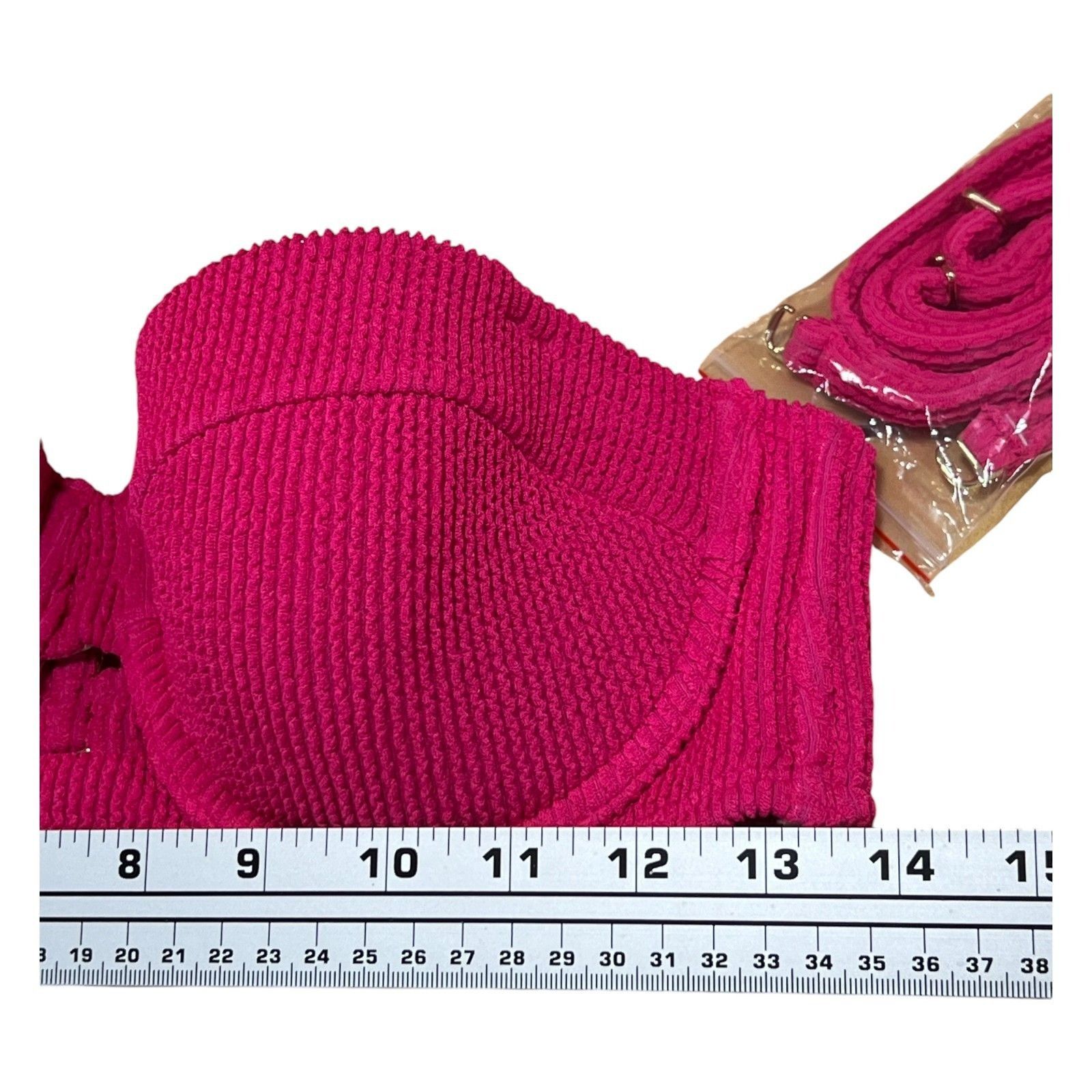 Other Shade & Shore - Women's Pucker Textured Light Lift Bandeau B Size ONE SIZE - 7 Thumbnail