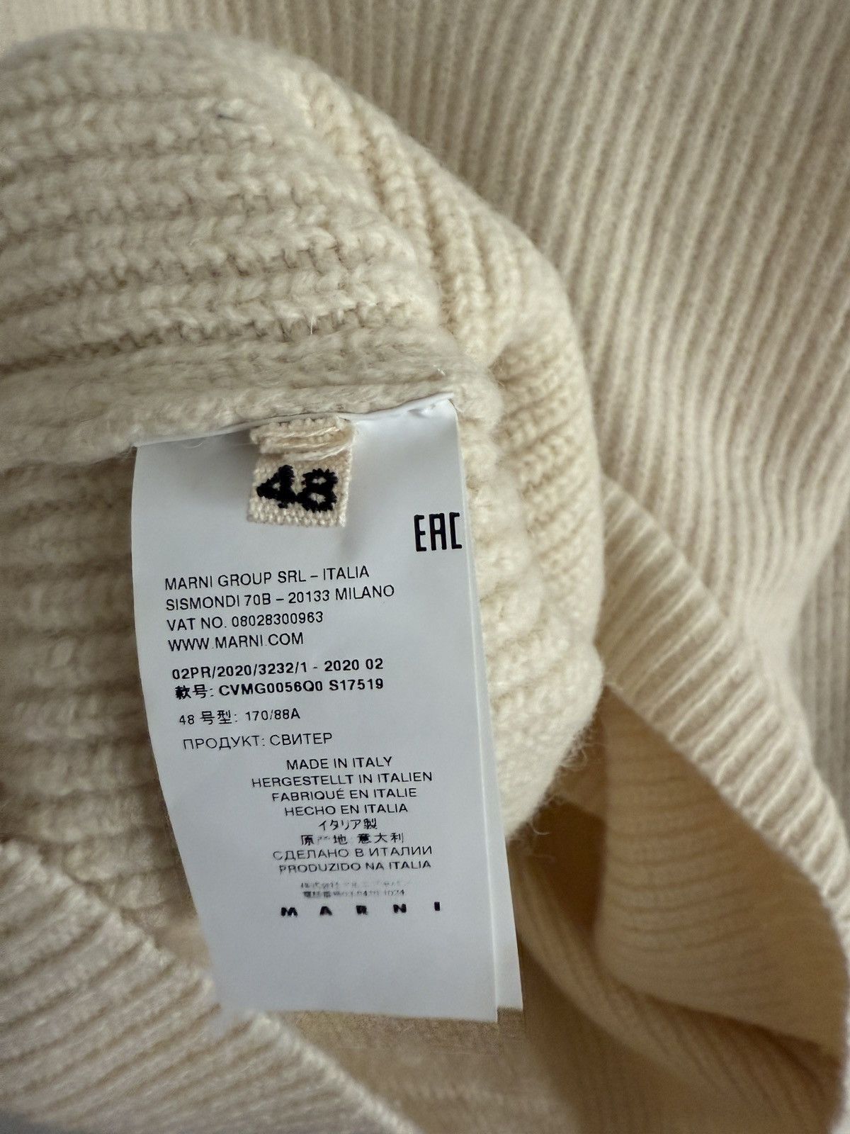 Marni Marni Sportswear Shetland Wool Sweater Size US M / EU 48-50 / 2 - 3 Thumbnail