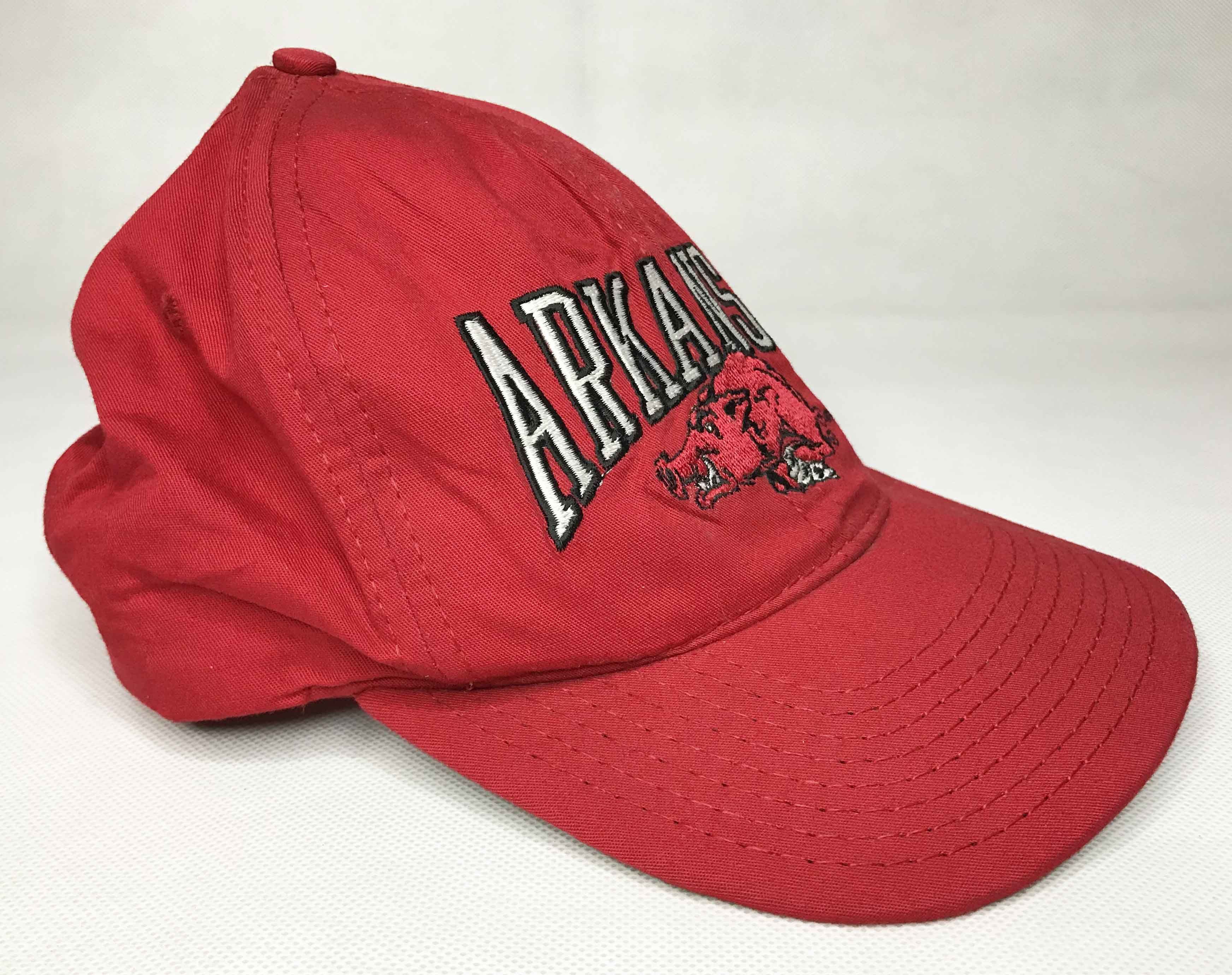 NCAA × Vintage Vintage Arkansas Razorbacks NCAA Football Snapback Cap Size ONE SIZE - 4 Thumbnail