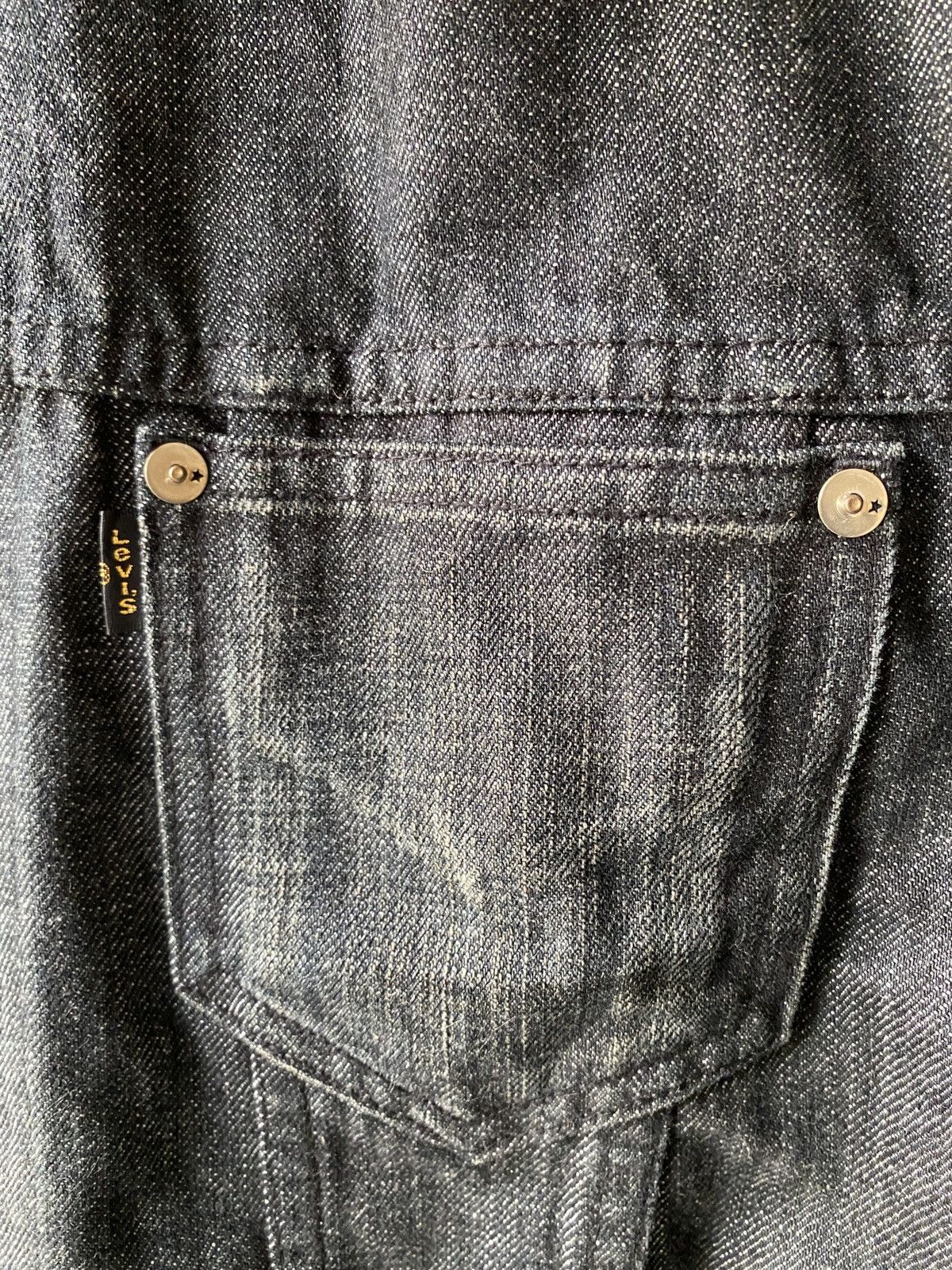 Japanese Brand Levi’s Star Japan Design Fur Denim Jacket Size US M / EU 48-50 / 2 - 7 Thumbnail