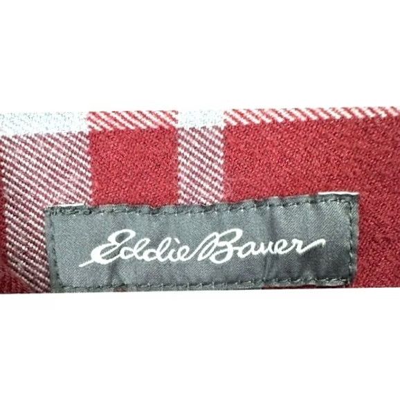Eddie Bauer Eddie Bauer Flannel Shirt Mens Large Tall Red Black Plaid Button-Down Relaxed Cotton Shirt Size US L / EU 52-54 / 3 - 4 Thumbnail