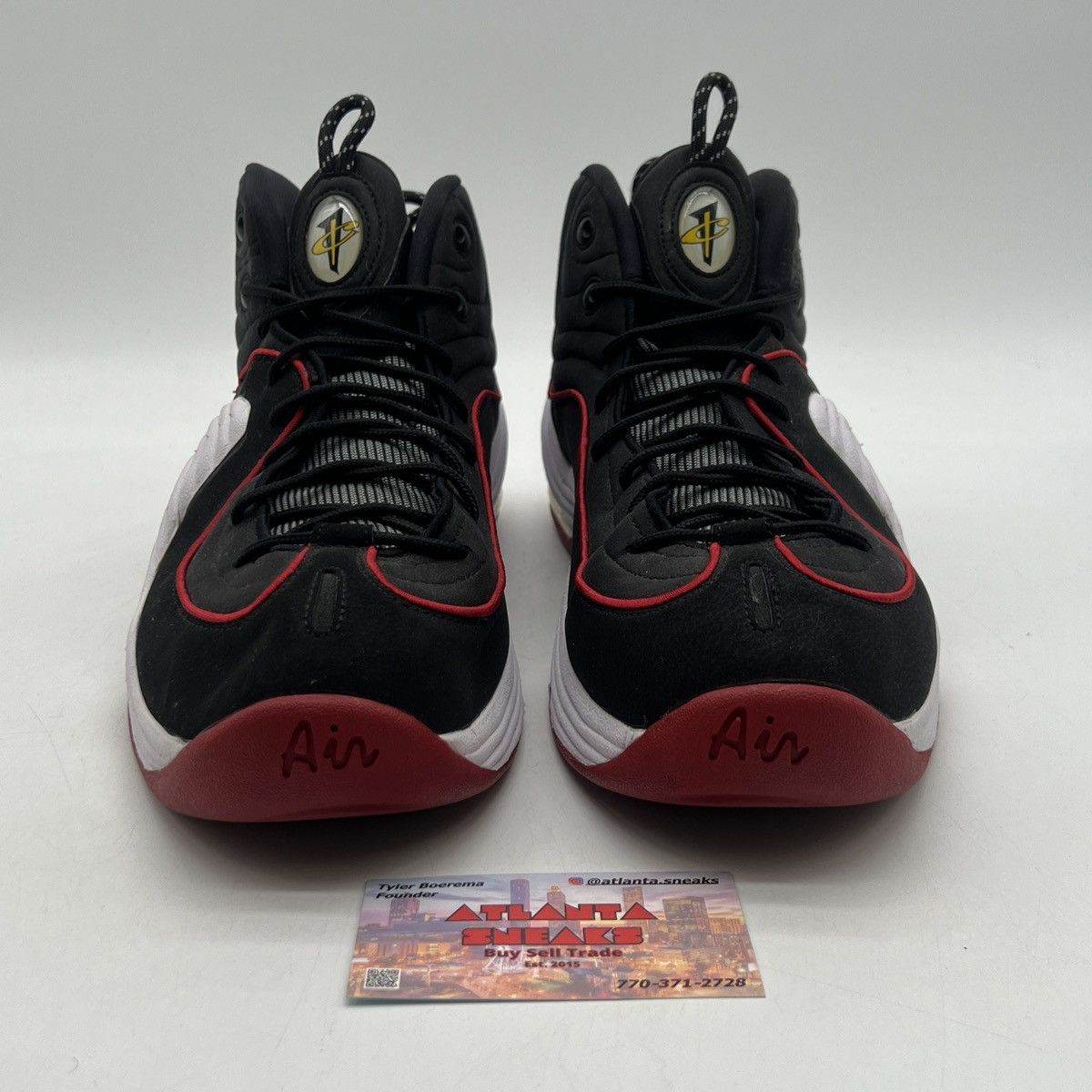 Nike Air Penny 2 Miami heat Size US 12.5 / EU 45-46 - 2 Thumbnail